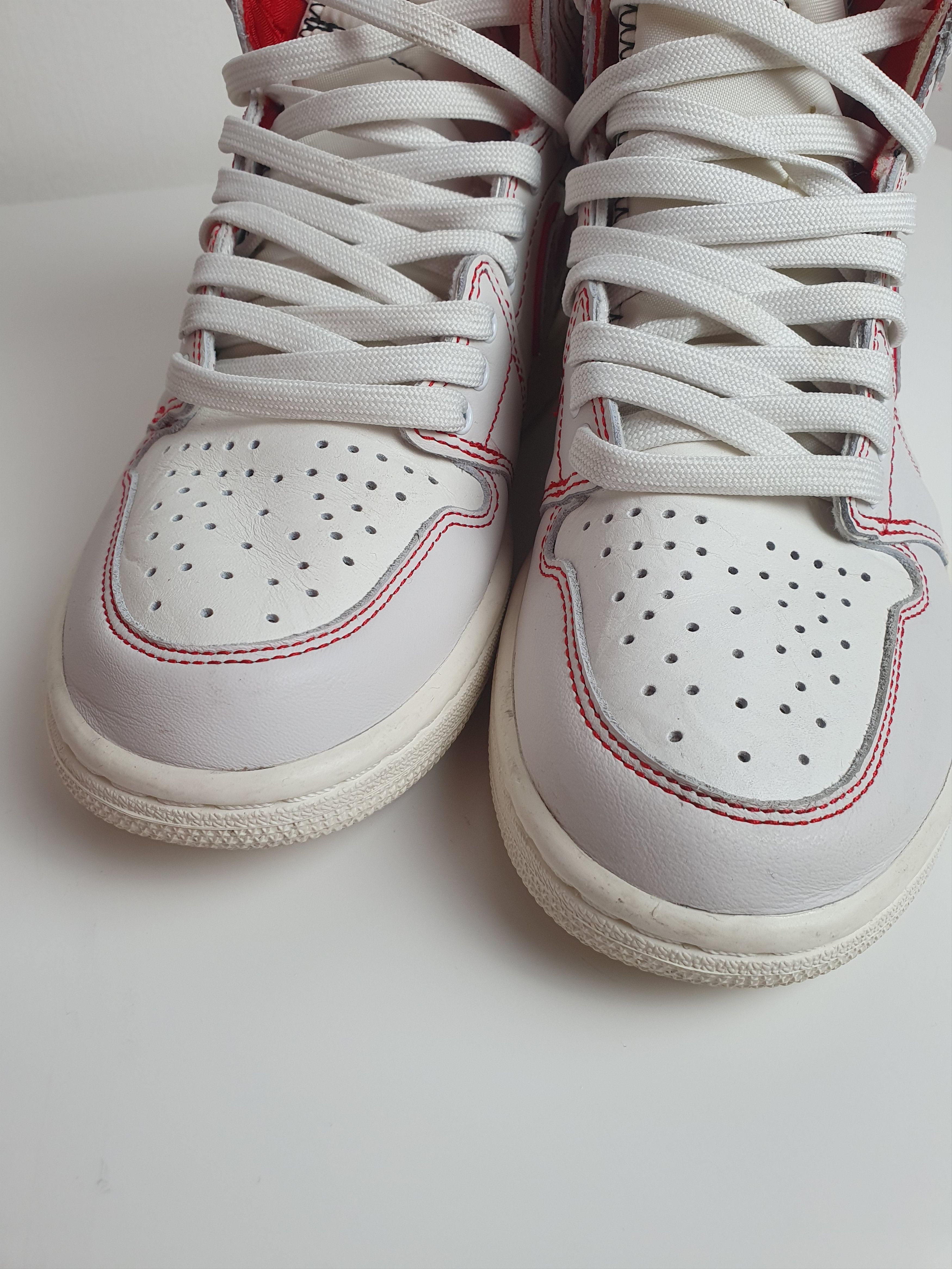 Jordan Brand × Nike Vintage Men's shoes Nike Air Jordan HIGH PHANTOM GYM RED Size US 7 / EU 40 - 8 Thumbnail