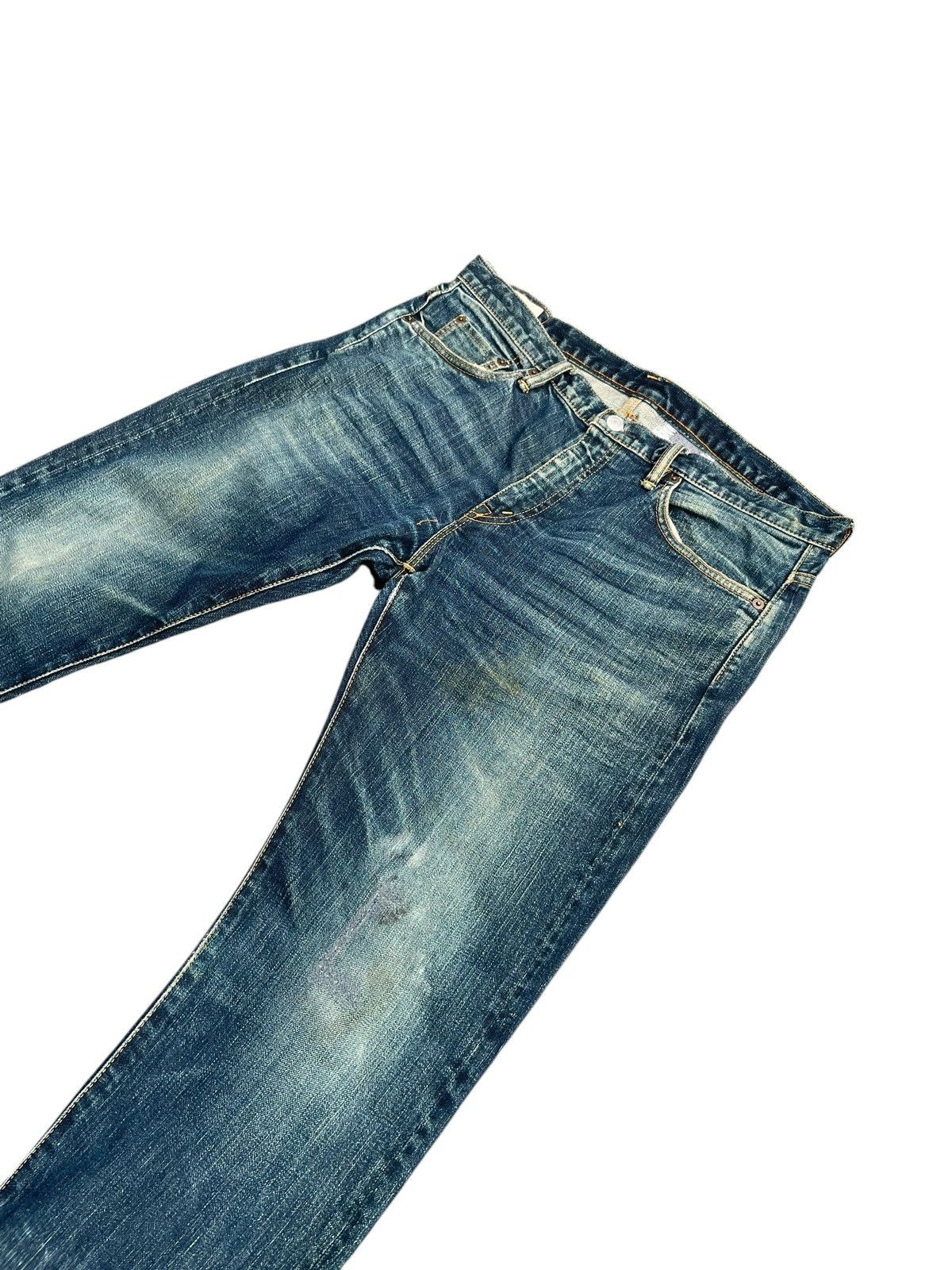 Japanese Brand Ships Redline Selvedge Denim Size US 36 / EU 52 - 2 Thumbnail
