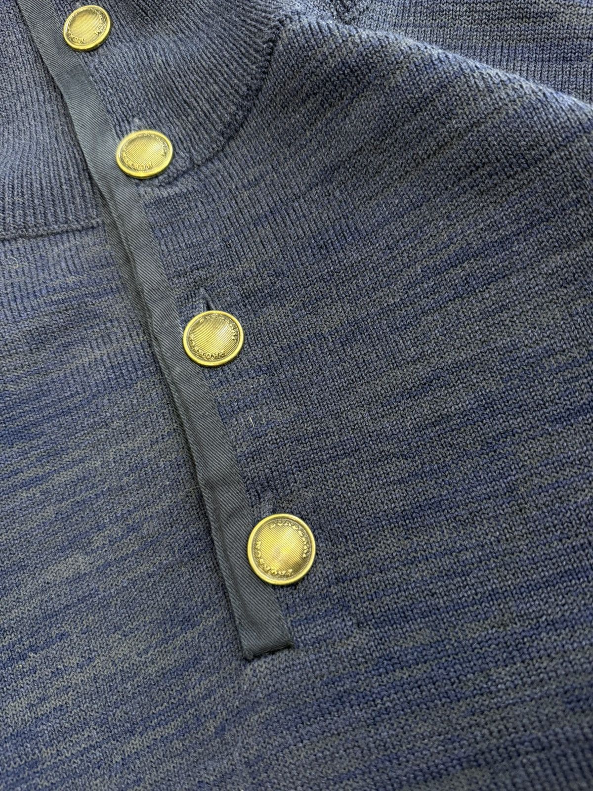 Burberry Prorsum Burberry Prorsum Wool Fall 2010 Button Turtleneck Sweater Size US L / EU 52-54 / 3 - 9 Thumbnail