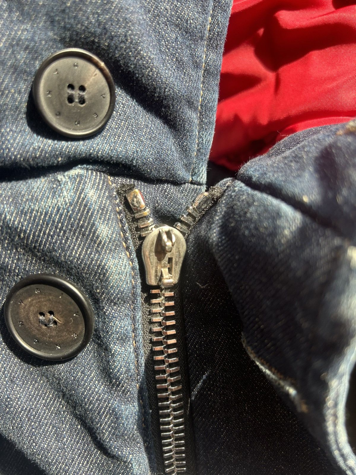 Givenchy Oversized Indigo Denim Puffer Jacket Size US S / EU 44-46 / 1 - 10 Thumbnail