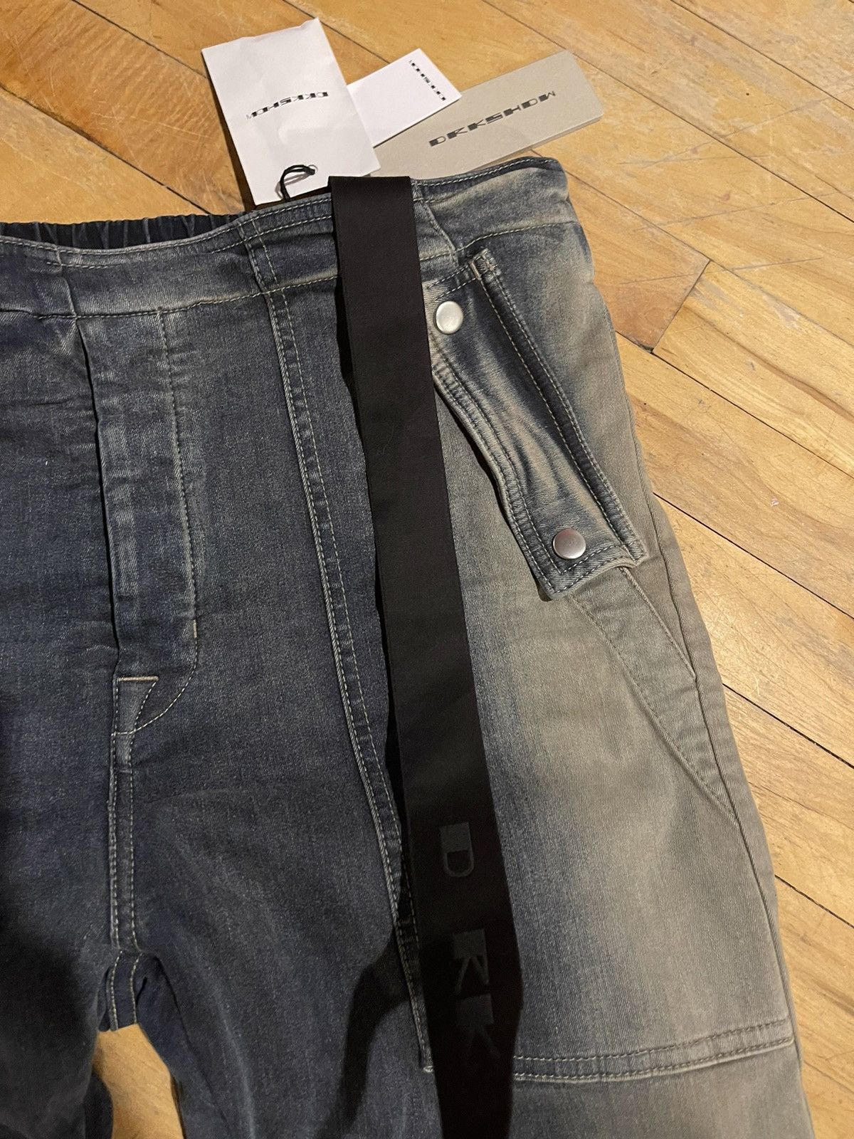 Rick Owens × Rick Owens Drkshdw FW22 Mineral Pearl Degrade Aircuts Size US 34 / EU 50 - 4 Thumbnail