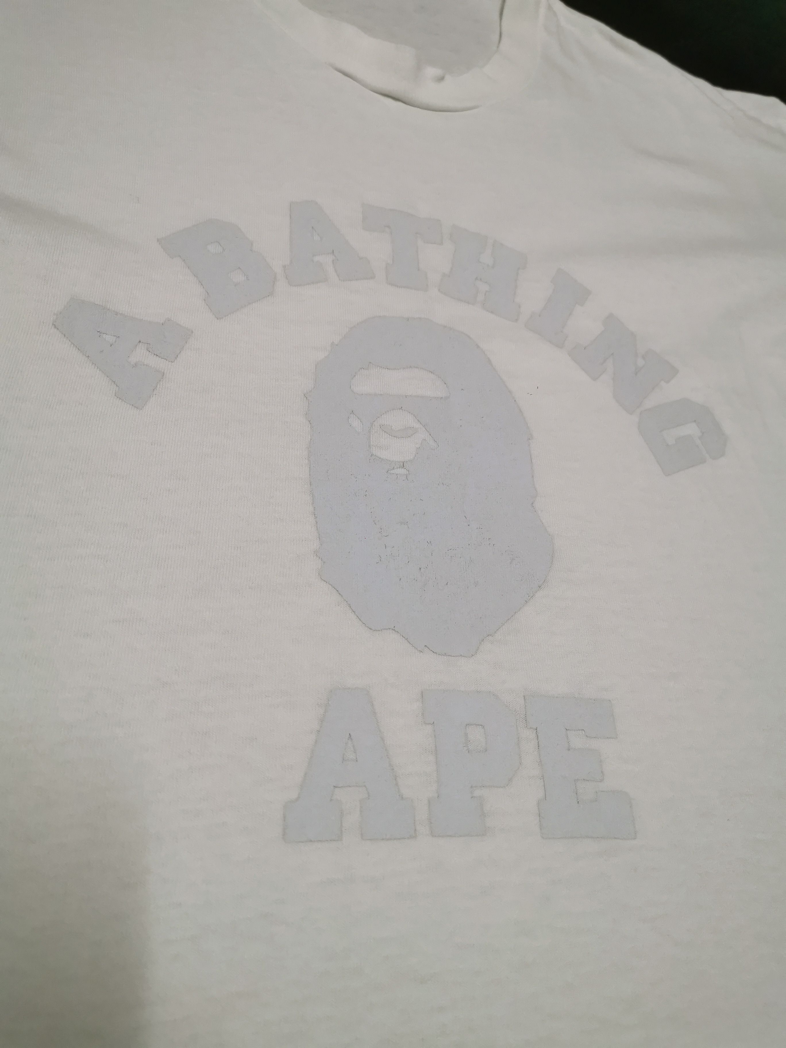 Bape × Vintage Vintage Bape College Tee Size US M / EU 48-50 / 2 - 3 Thumbnail