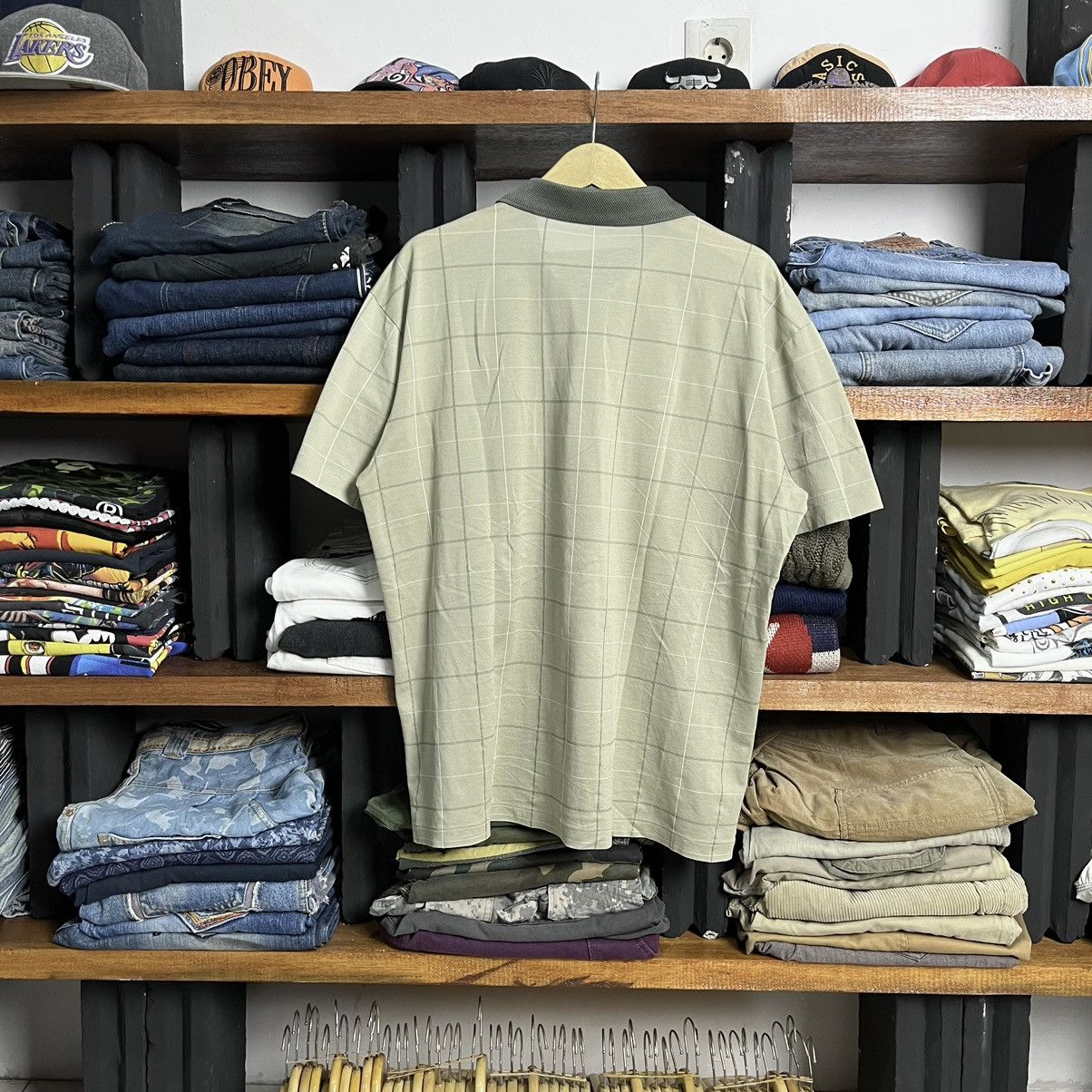 Vintage × Yves Saint Laurent 90’s Ysl Pour Homme Square Striped Polos Size US L / EU 52-54 / 3 - 6 Thumbnail