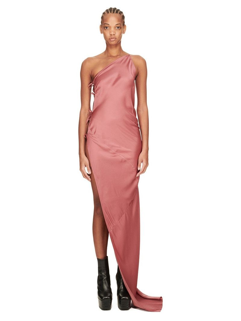 Rick Owens o1y0126 Maxi Dress in Antique Rose Size M / US 6-8 / IT 42-44 - 1 Thumbnail