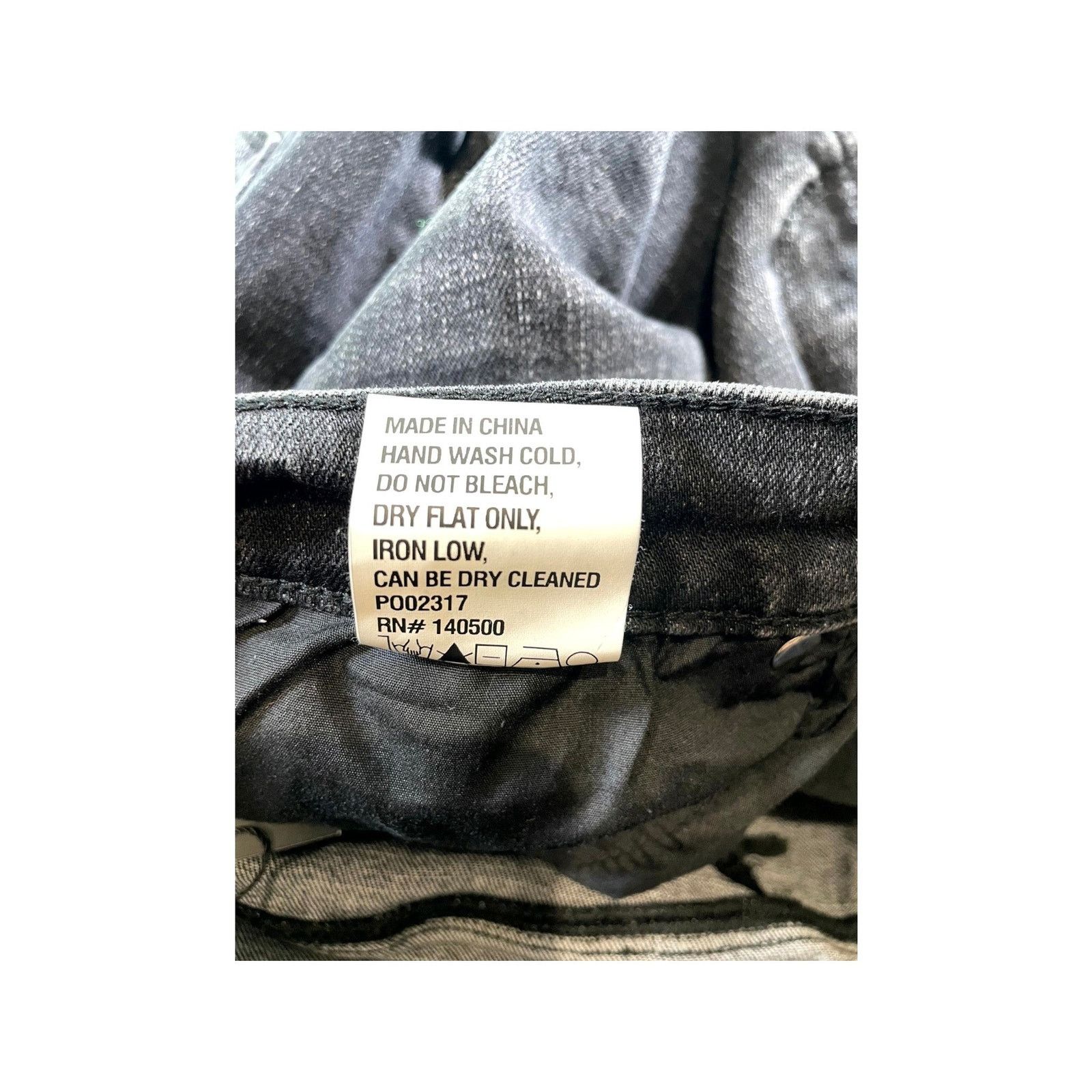 Rta RTA Embroidered Black Wash Jeans Size US 31 - 6 Thumbnail