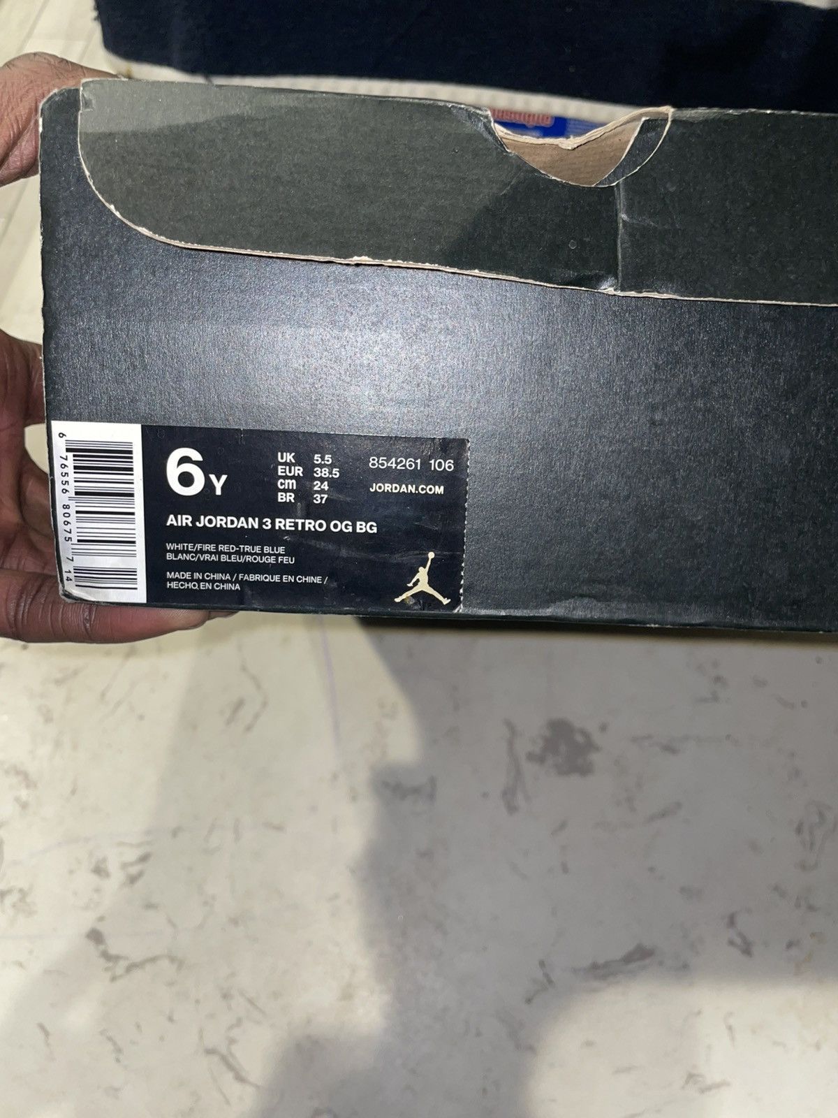 Jordan Brand Jordan 3 True Blue Size US 6 / EU 39 - 11 Thumbnail