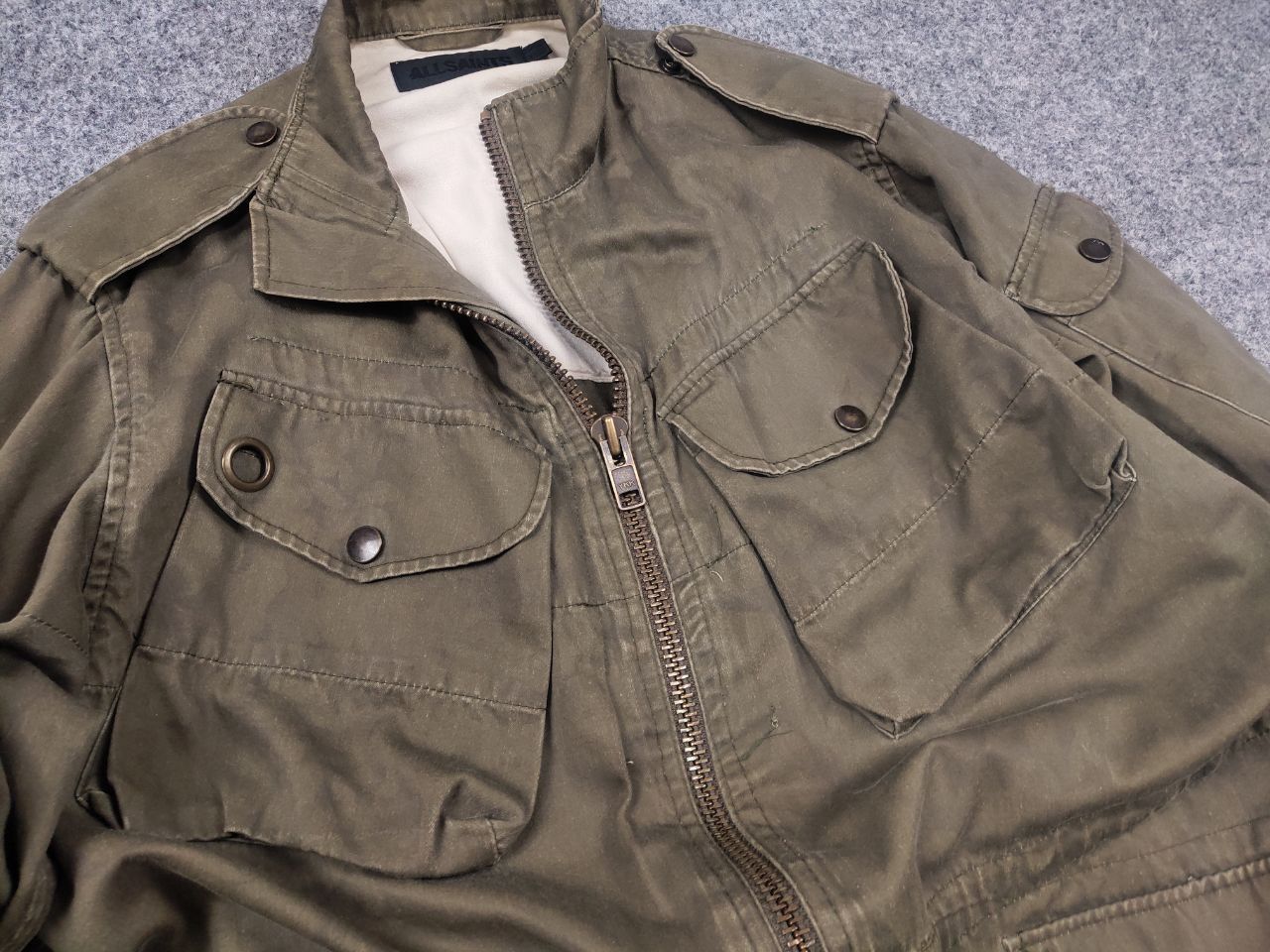 Allsaints Allsaints Spitalfields Vintage military bomber Pocket Jacket Size US M / EU 48-50 / 2 - 7 Thumbnail