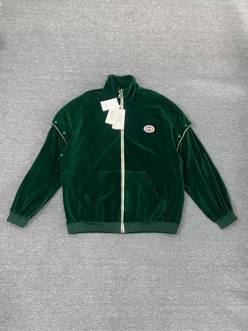 Gucci Classic logo velvet jacket 2502-Nextarrow