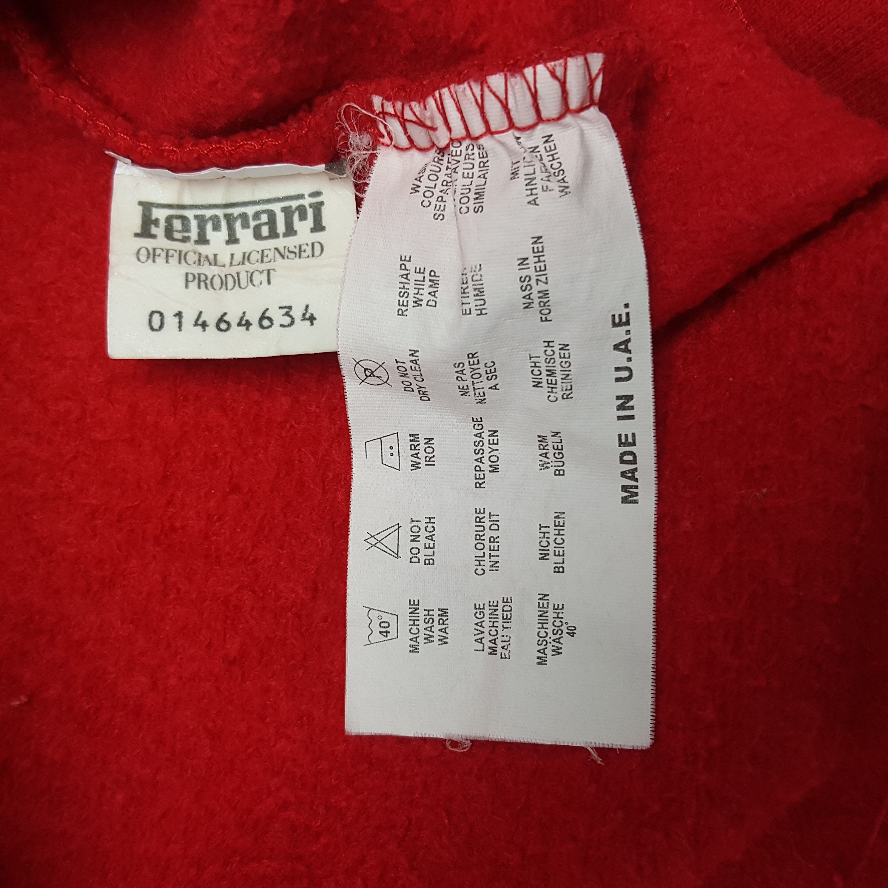 Ferrari × Vintage Vintage Ferrari Racing Sweatshirt Size US L / EU 52-54 / 3 - 9 Thumbnail