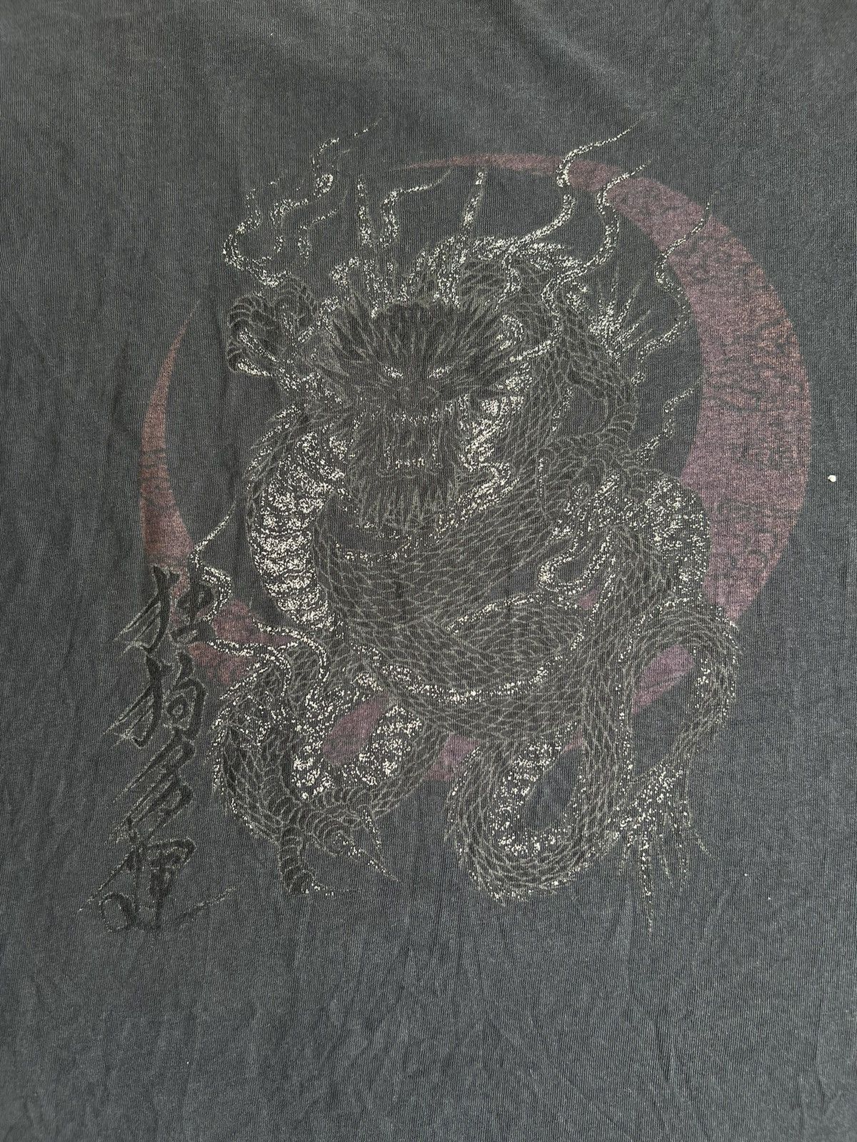 Dogtown × Rap Tees × Vintage Y2K Dogtown Black Dragon Iconic Logo Distressed Tee Shirt Size US L / EU 52-54 / 3 - 6 Thumbnail