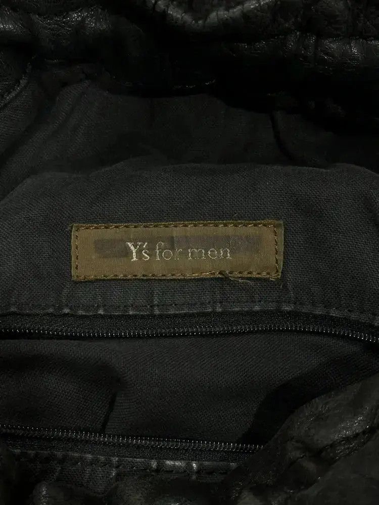 Yohji Yamamoto Yohji Yamamoto Y's Leather Backpack Size ONE SIZE - 6 Thumbnail