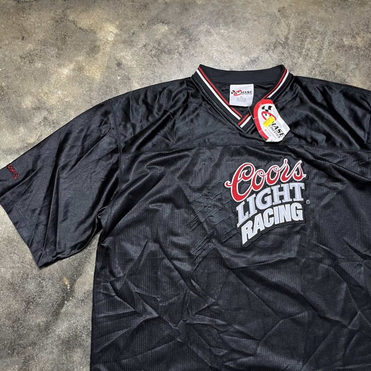 Chase Authentics vintage deadstock coors light nascar racing baggy jersey Size US XL / EU 56 / 4 - 4 Thumbnail