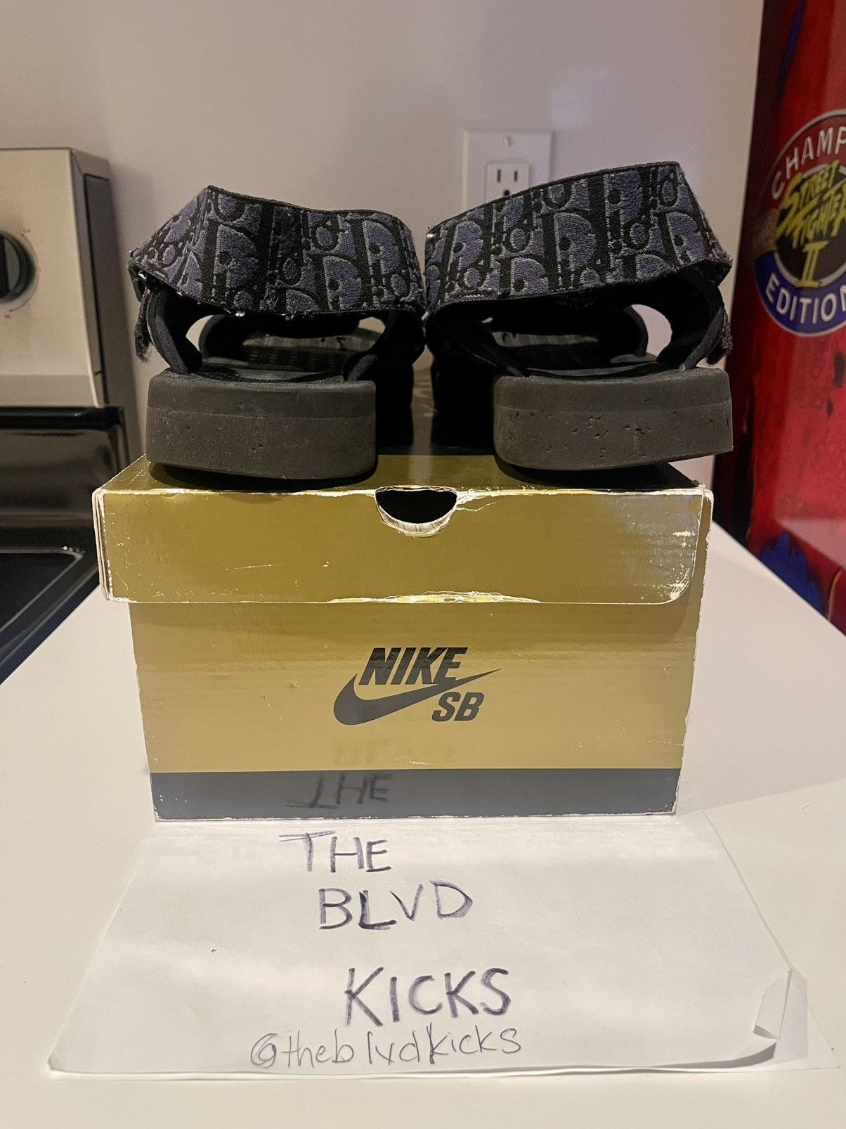 Alyx × Dior 1017 ALYX 9SM x Dior Alpha Oblique Sandals Size US 13 / EU 46 - 6 Thumbnail