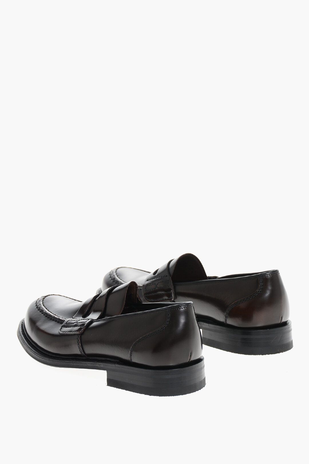 Church's og1mm0325 Leather Farsley Penny Loafers in Chocolate Brown Size US 9.5 / EU 42-43 - 3 Thumbnail