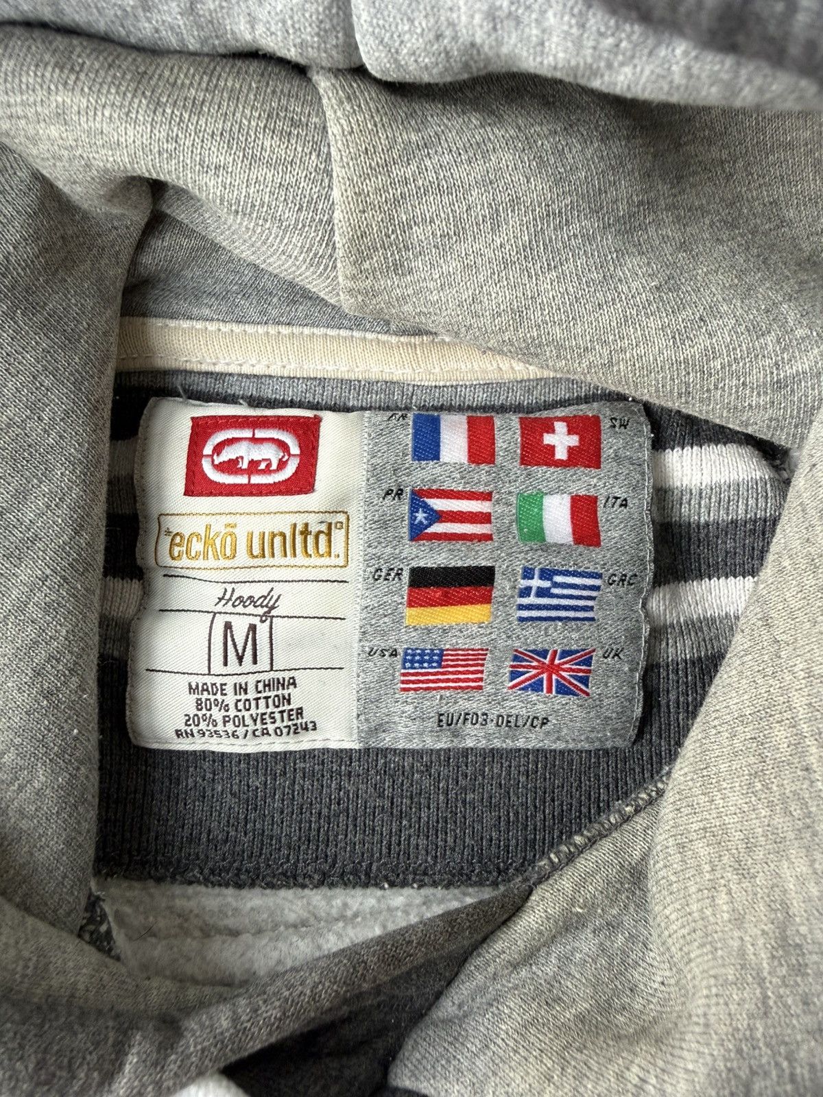 Ecko Unltd. Vintage Ecko Unltd Hoodie Rap Hip Hop Y2k Size US M / EU 48-50 / 2 - 8 Thumbnail