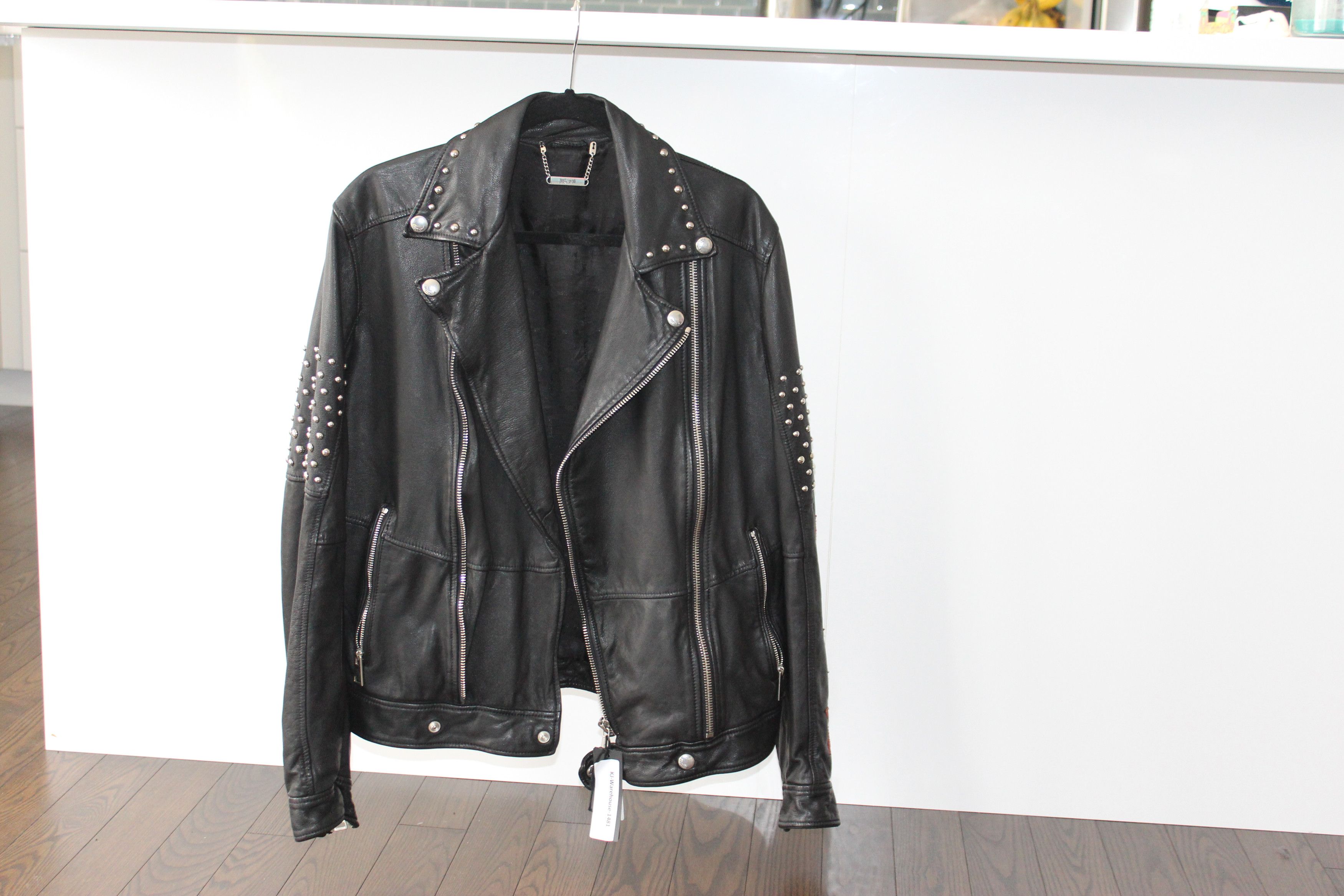 Just Cavalli Just Cavalli Leather Biker Jacket Size US M / EU 48-50 / 2 - 3 Thumbnail