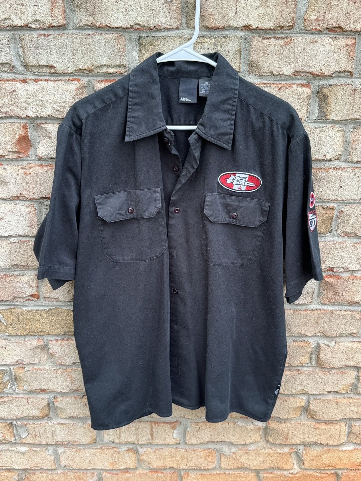 No Fear Vintage 90s No Fear short sleeve button up Size US L / EU 52-54 / 3 - 1 Thumbnail