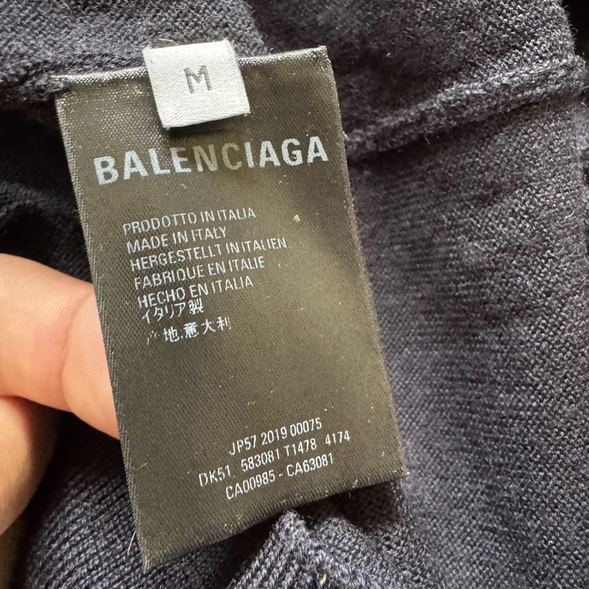 Balenciaga Balenciaga big embroidered logo sweater Size US M / EU 48-50 / 2 - 6 Thumbnail