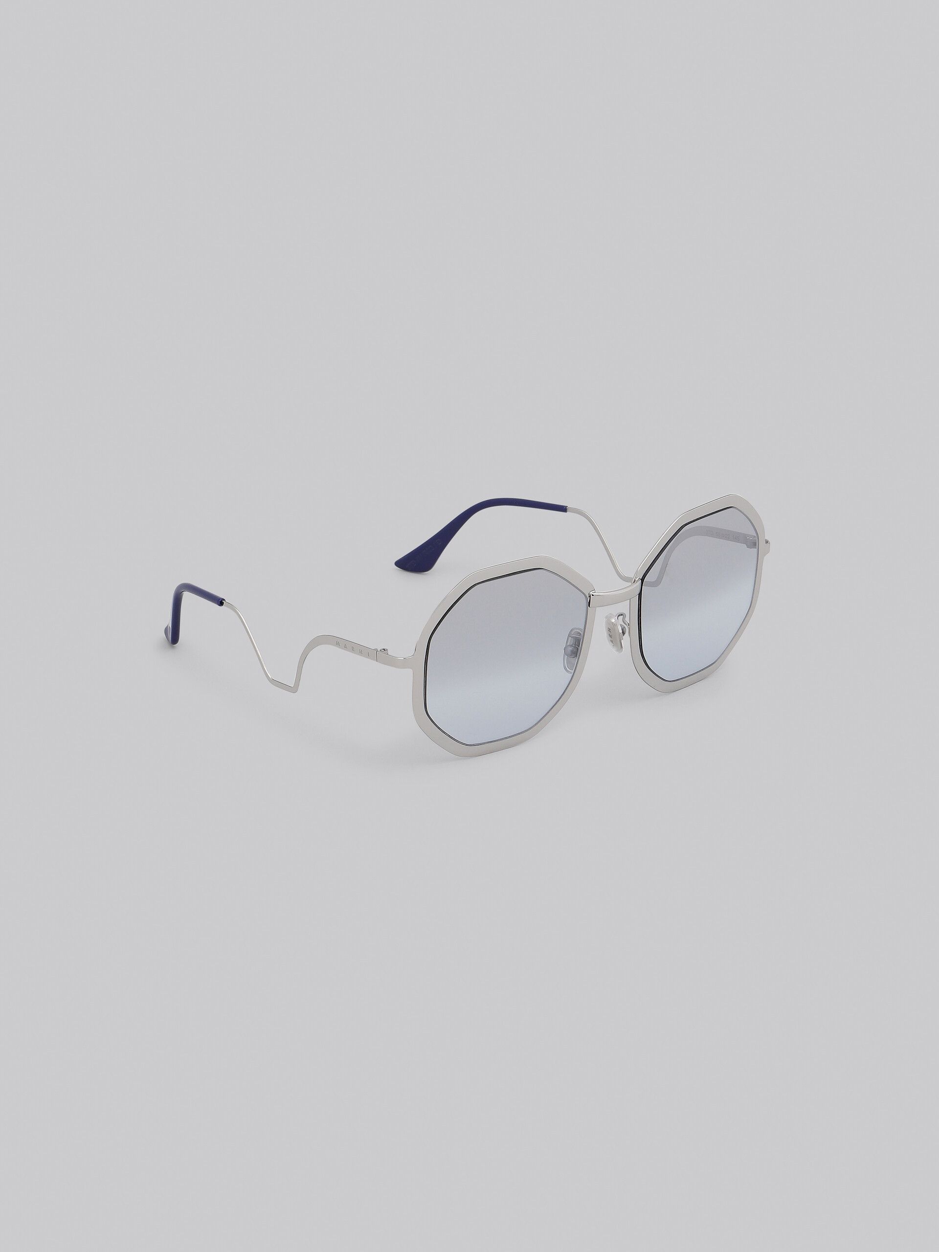 Marni o1w1db11125 Size :OS/Gold Kamiora Metal Sunglasses in Silver Size ONE SIZE - 3 Thumbnail