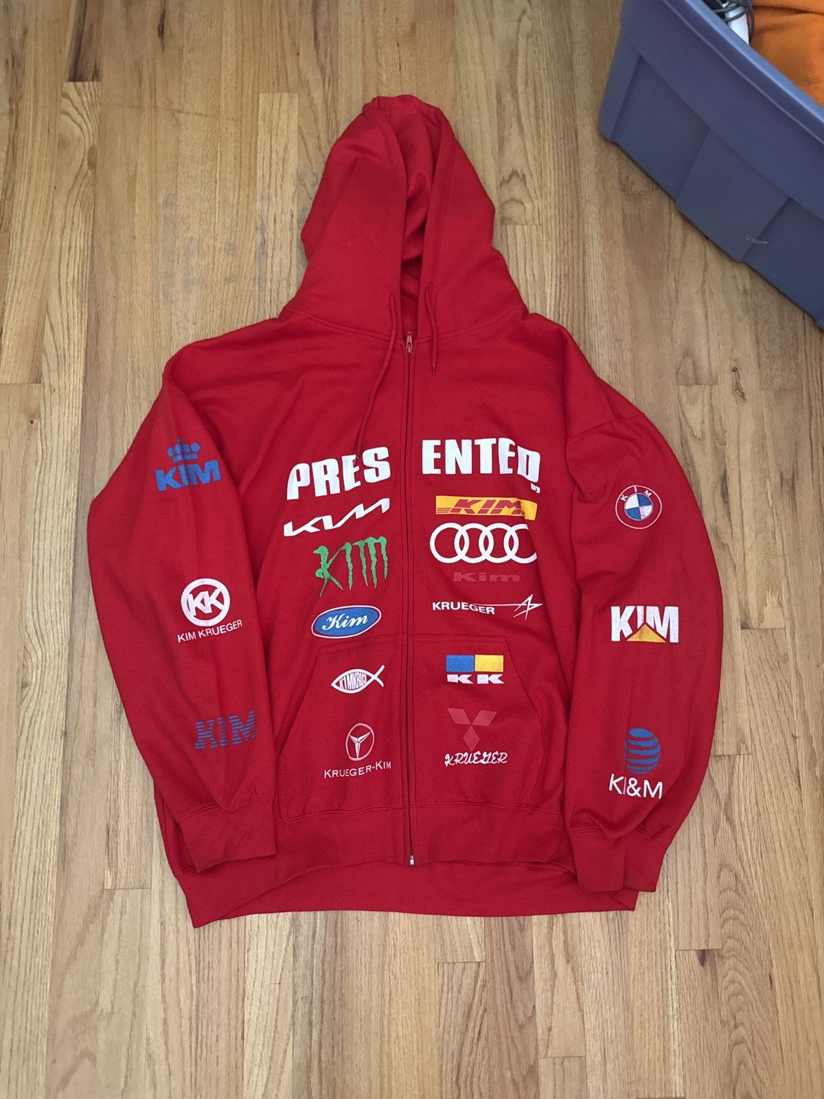Kim Krueger KIM KRUEGER Logo Spam Hoodie Size US XXL / EU 58 / 5 - 1 Thumbnail