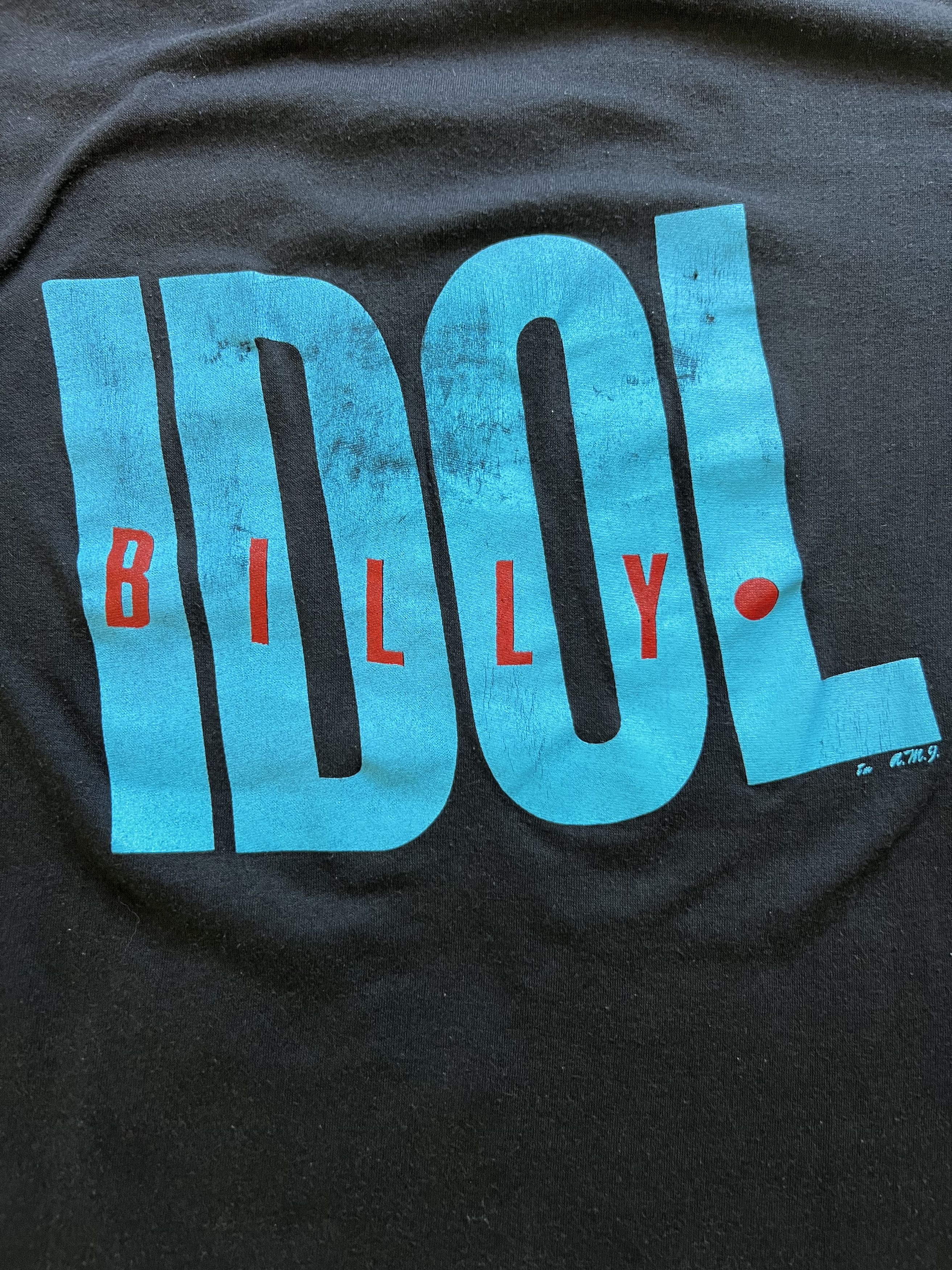 Vintage Vintage 80s Billy Idol T-Shirt Size US M / EU 48-50 / 2 - 4 Thumbnail