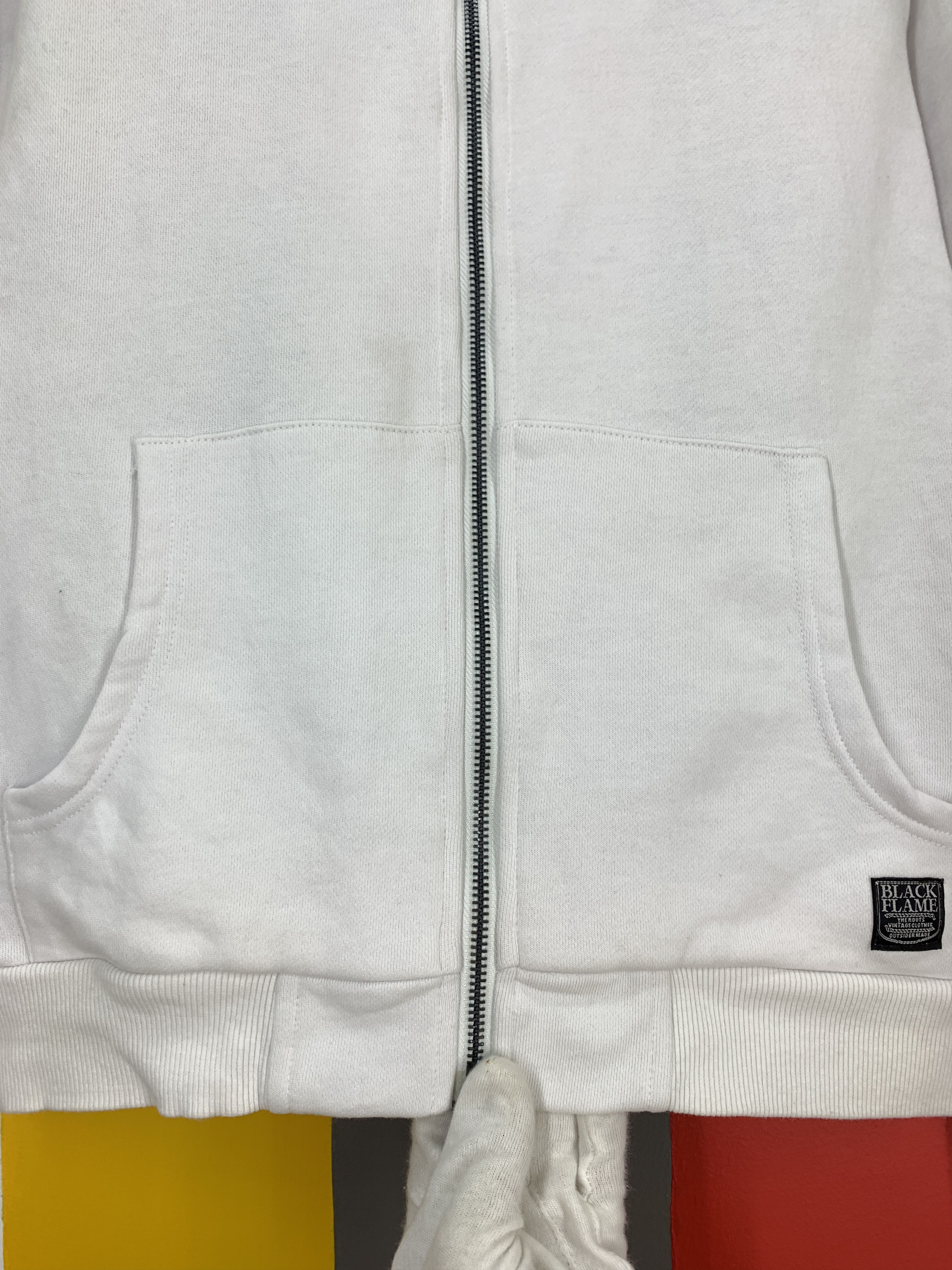 Japanese Brand BLACK FLAME THE ROOTS Rare Design Zipper Hoodie #2227/22 Size US S / EU 44-46 / 1 - 7 Thumbnail