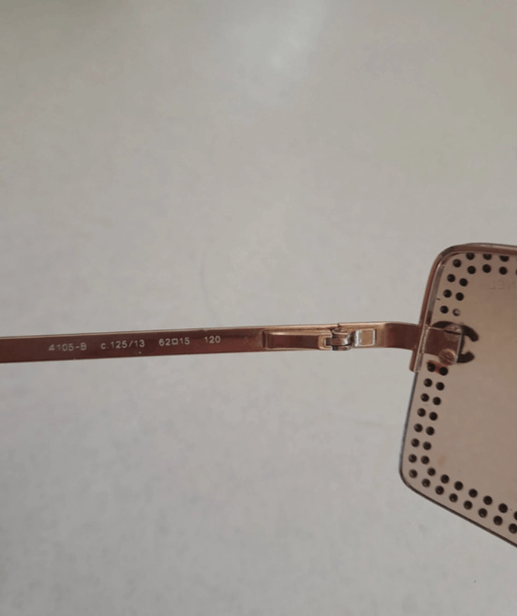 Chanel Chanel Sunglasses 🇺🇸 TAX FREE 4105-B Rhinestone Rimless Size ONE SIZE - 5 Thumbnail