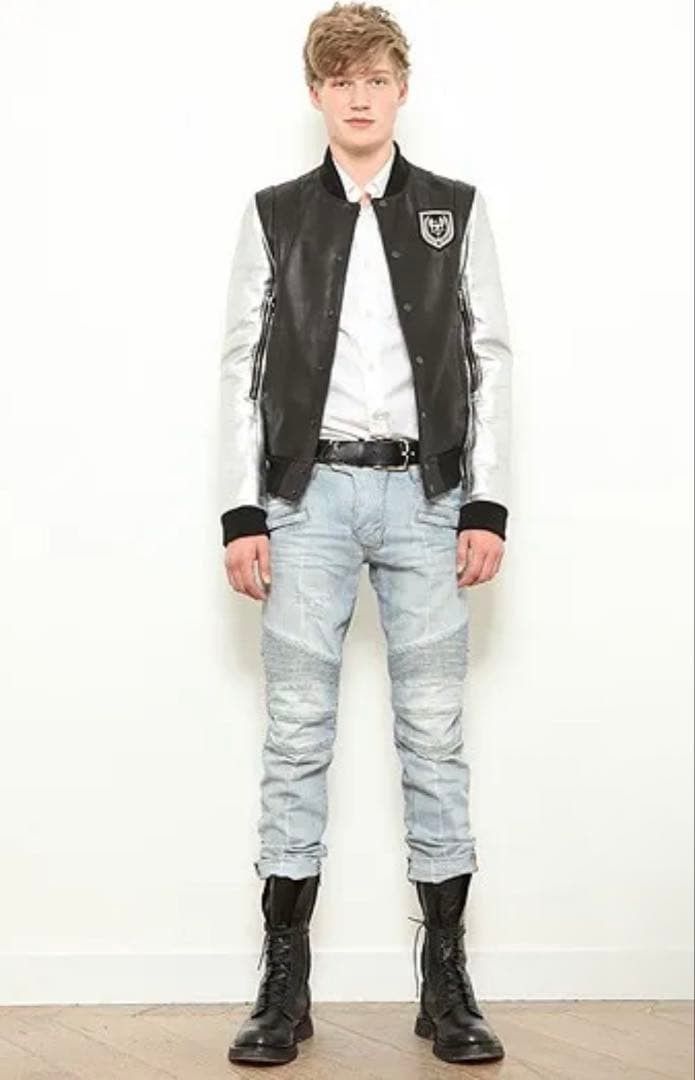 Balmain SS11 Balmain Homme Decarnin Period Biker Denim Size US 29 - 7 Thumbnail