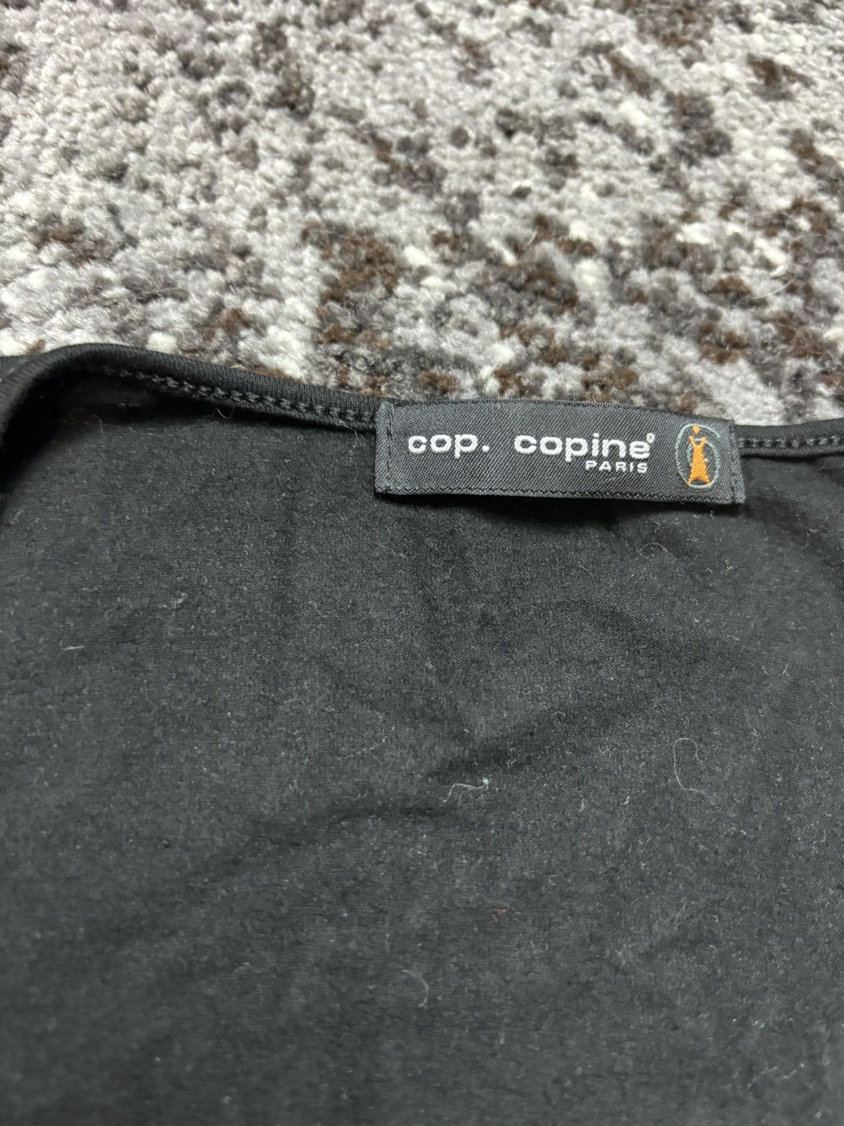 Designer × Japanese Brand 90s archive cop copine jumper top the coolest black orange Size S / US 4 / IT 40 - 4 Thumbnail