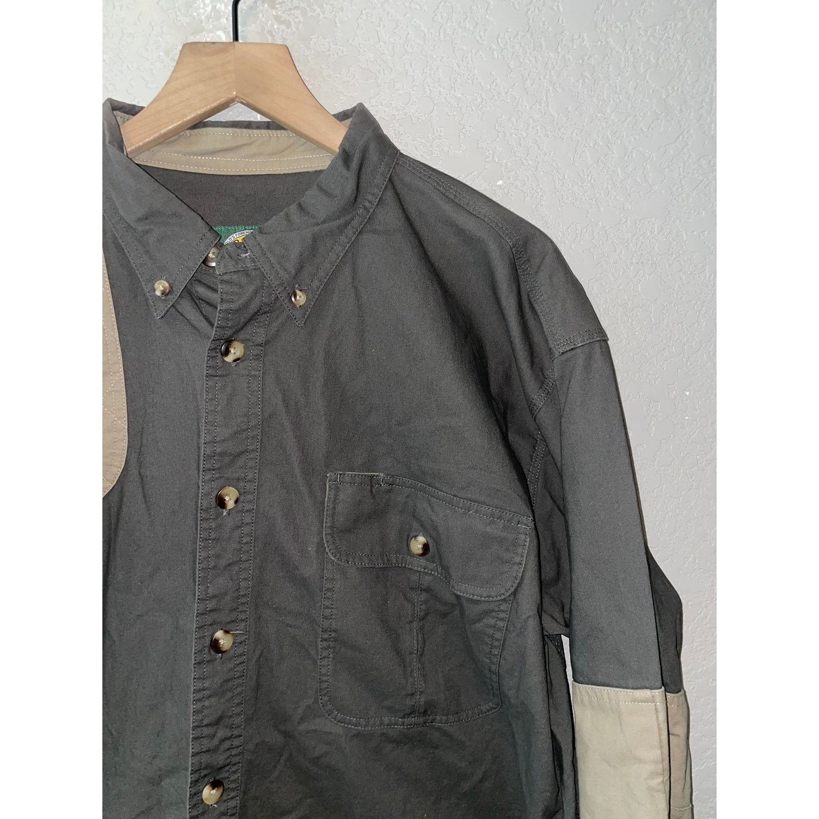 Cabelas Y2K Cabela's Gray Brown Hunting Button Down Shirt 2000s XL Size US XL / EU 56 / 4 - 3 Thumbnail