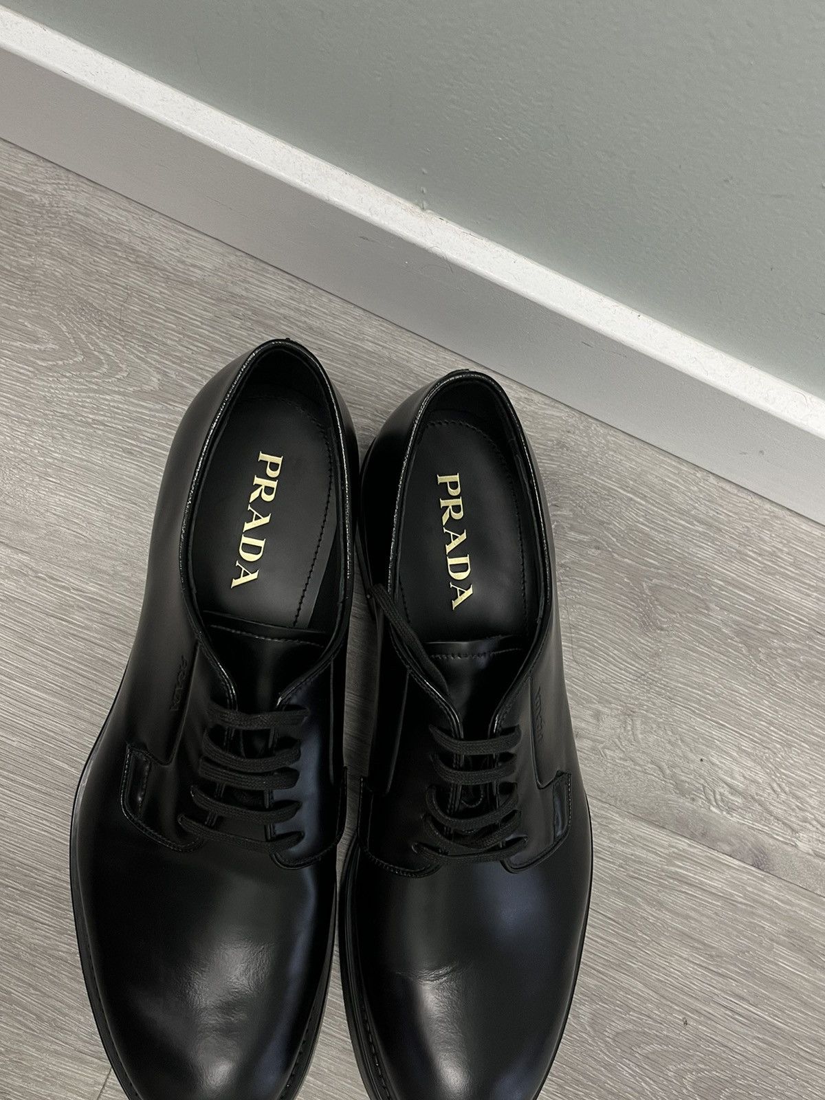 Prada Prada brushed leather lace-up Derby Size US 10 / EU 43 - 9 Thumbnail