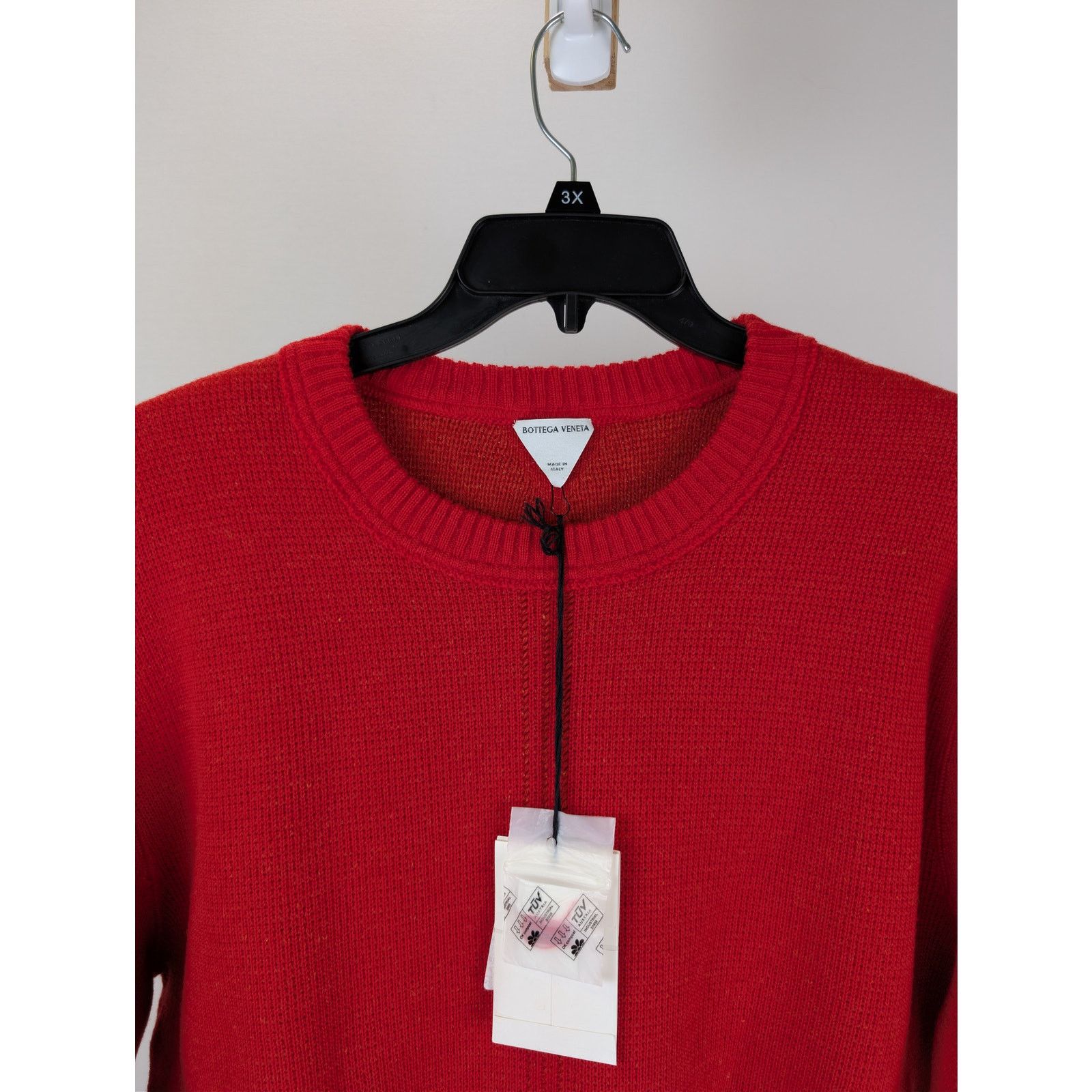 Bottega Veneta o1rshd1 MW Dry Wool Knitwear Sweater in Firework Size US XL / EU 56 / 4 - 6 Thumbnail