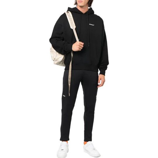 Off-White o1gr1nt0425 Full Diag Sport Sweatpant in Black Size US 32 / EU 48 - 3 Thumbnail