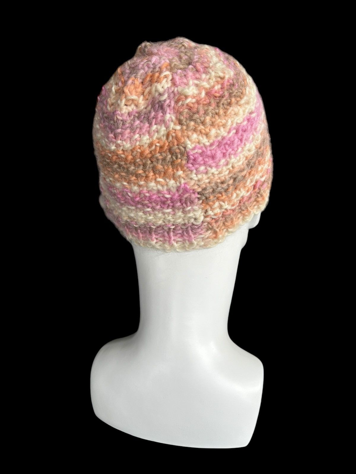 Japanese Brand × Kapital × Vintage Crochet Knitted Handmade Hairy Beanie Hats☠️☠️ Size ONE SIZE - 2 Thumbnail