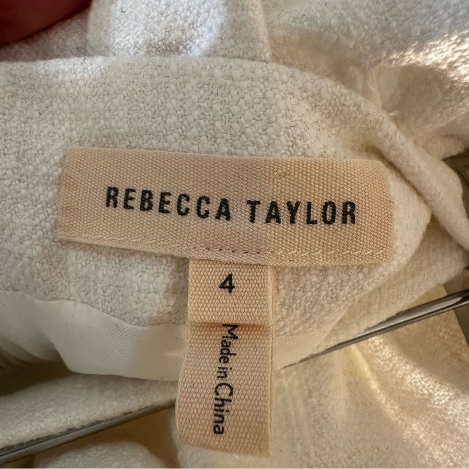 Rebecca Taylor Rebecca Taylor Off-the-Shoulder White Ruffle Dress – Size 4 Size S / US 4 / IT 40 - 12 Thumbnail