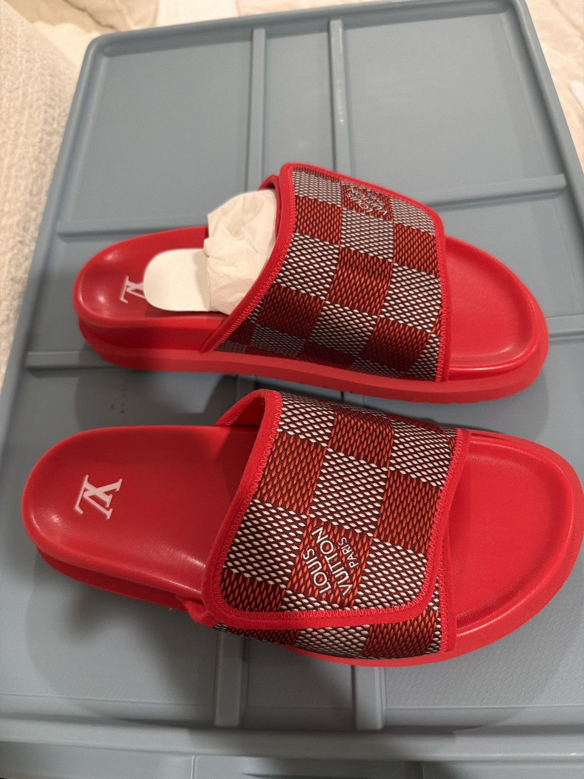 Louis Vuitton Louis Vuitton Miami mules red Size US 7 / EU 40 - 4 Thumbnail