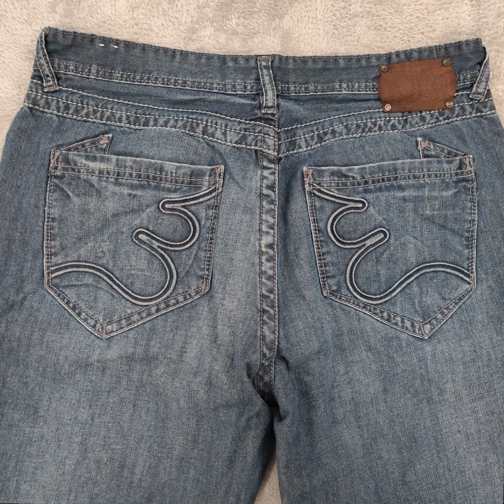 Ecko Unltd. VINTAGE Ecko Jeans Mens 36x29 Blue Baggy Relaxed Fit Denim Hip Hop 90s Y2K Jeans Mens 36 Blue 90s Hip Hop Grunge Baggy Relaxed 90s Mens Size US 36 / EU 52 - 2 Thumbnail