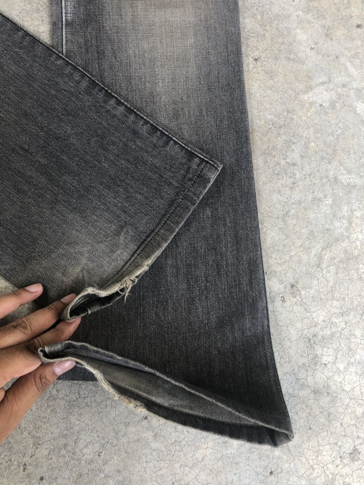 If Six Was Nine Japanese Abahouse Flared Jeans Mud Wash Distressed Jeans Size US 30 / EU 46 - 13 Thumbnail