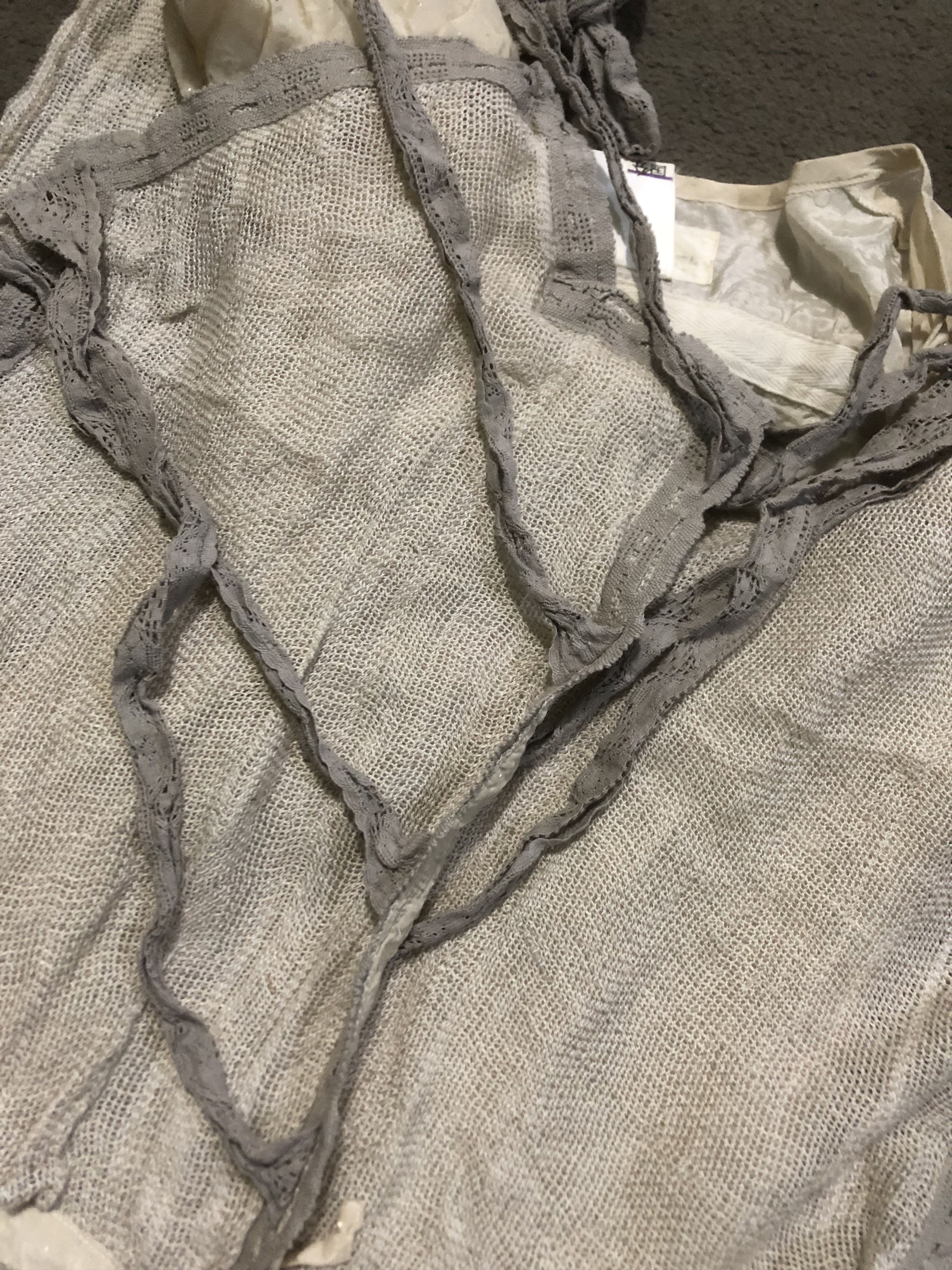 Vintage Theathre Product Japan Vintage Linen Lace-Up Peasant Blouse Size S / US 4 / IT 40 - 7 Thumbnail