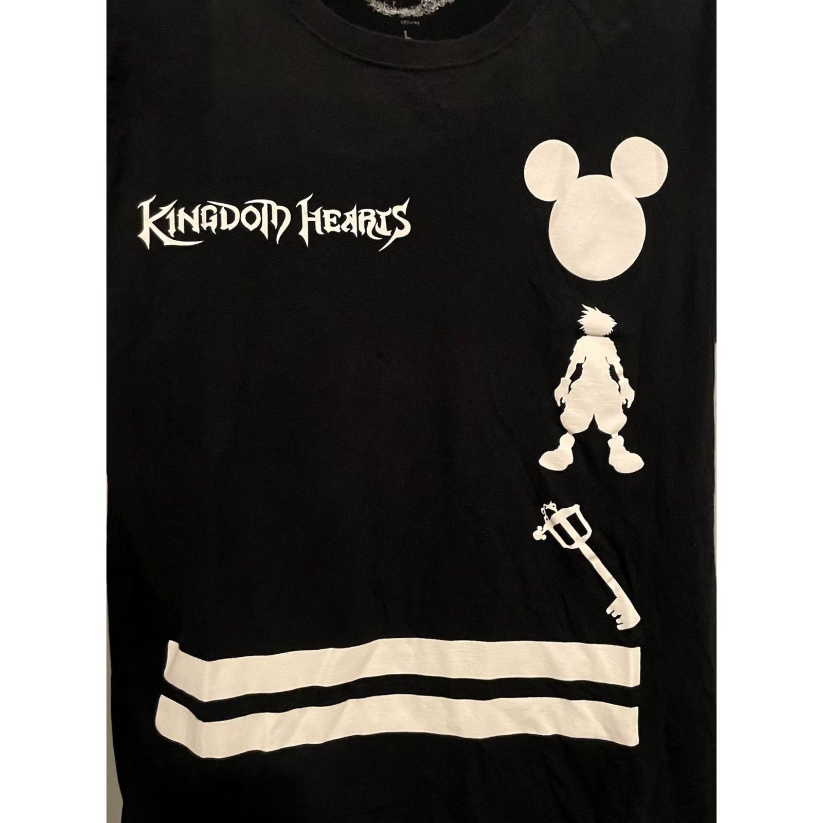 Disney Disney KINGDOM HEARTS Black Official Licensed T-Shirt Tee L Men Mens Size L Size US L / EU 52-54 / 3 - 2 Thumbnail