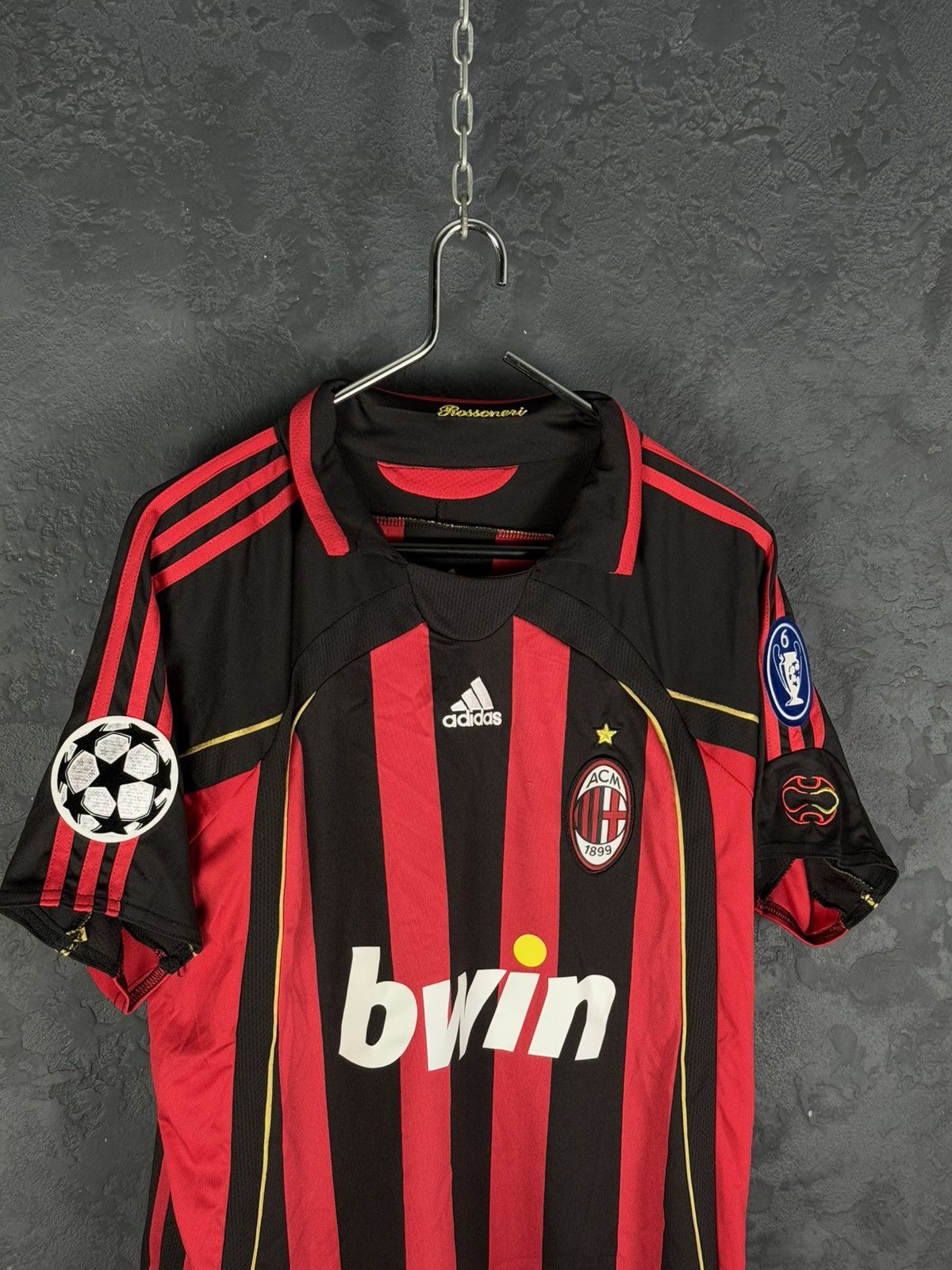 Adidas AC Milan Classic Football Shirt Jersey 2006-07 Home KAKA 22 Size US M / EU 48-50 / 2 - 4 Thumbnail