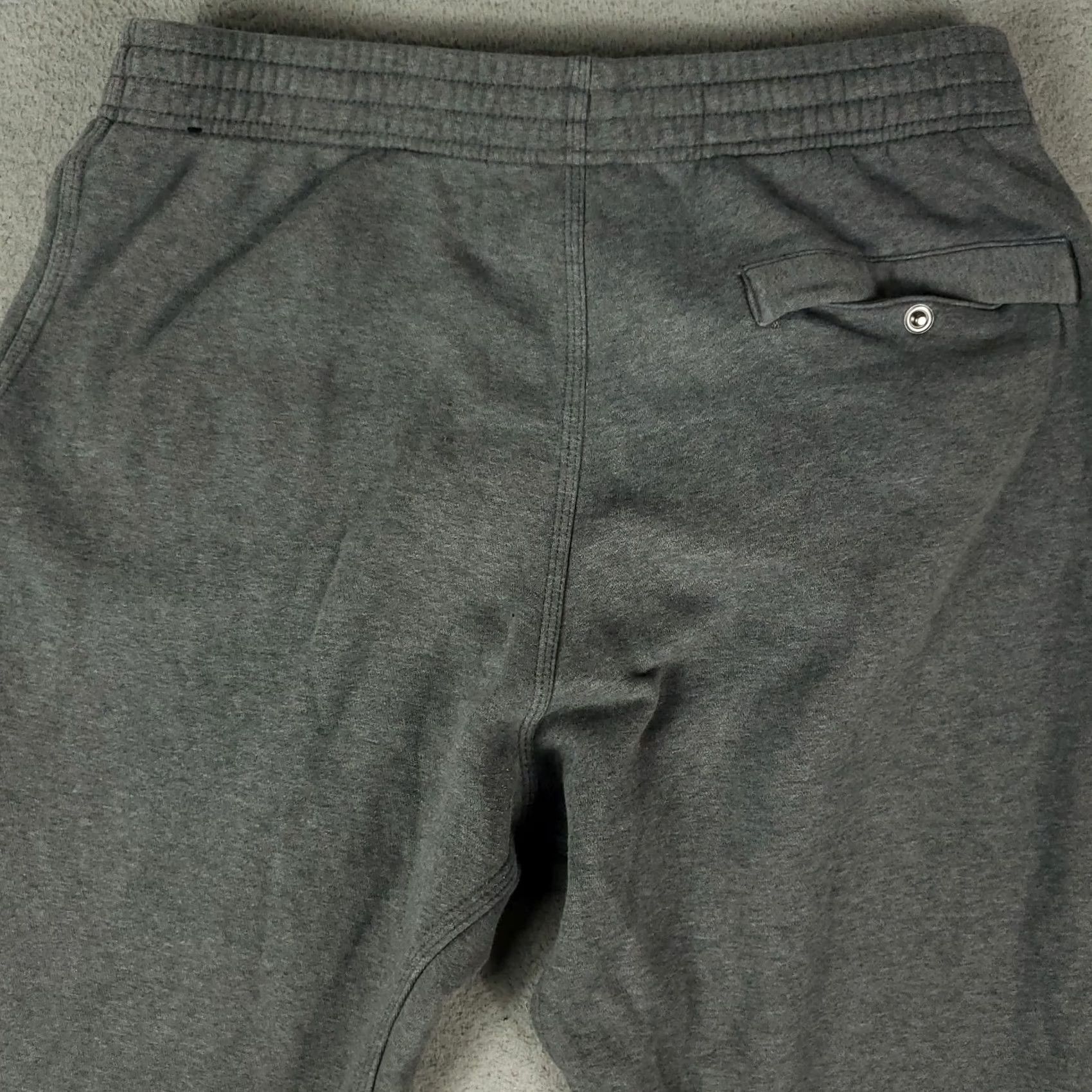 Nike Nike Pants Mens Large Gray Fleece Jogger Swoosh Sweatpants Size US 33 - 7 Thumbnail
