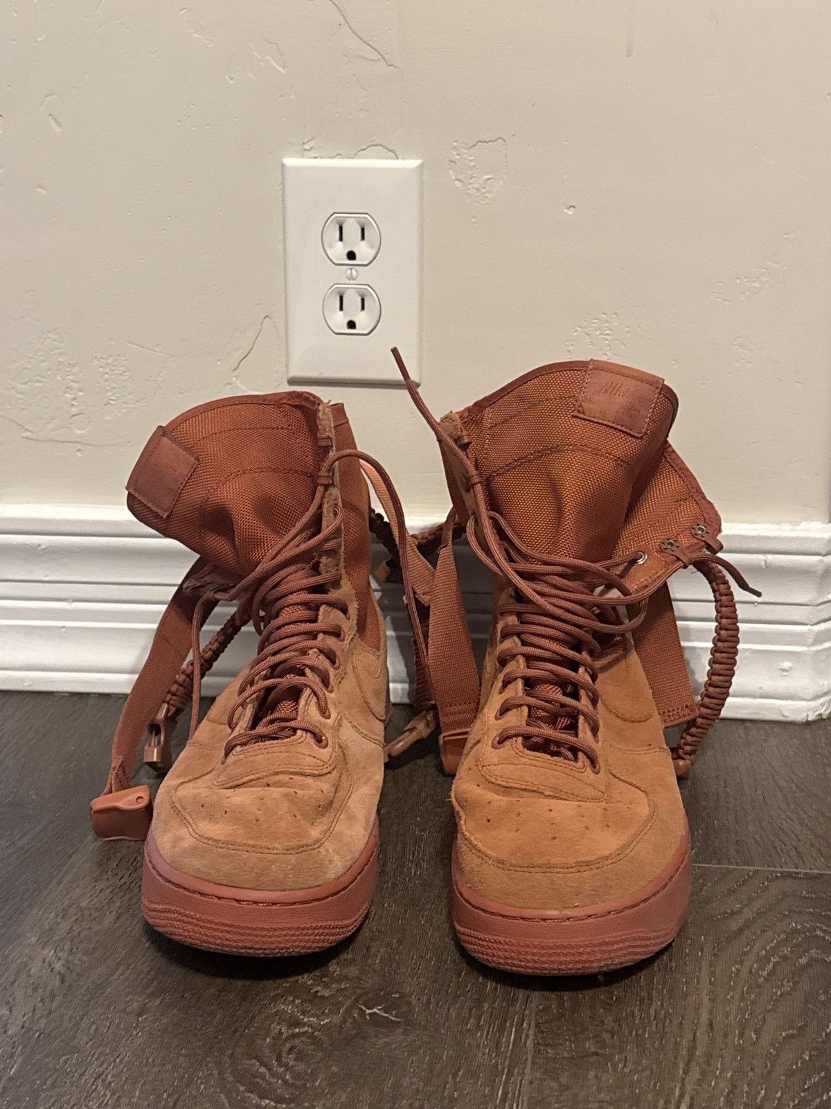 Nike Nike SF AF1 High Monochrome Rust Red Size 11.5 Size US 11.5 / EU 44-45 - 6 Thumbnail