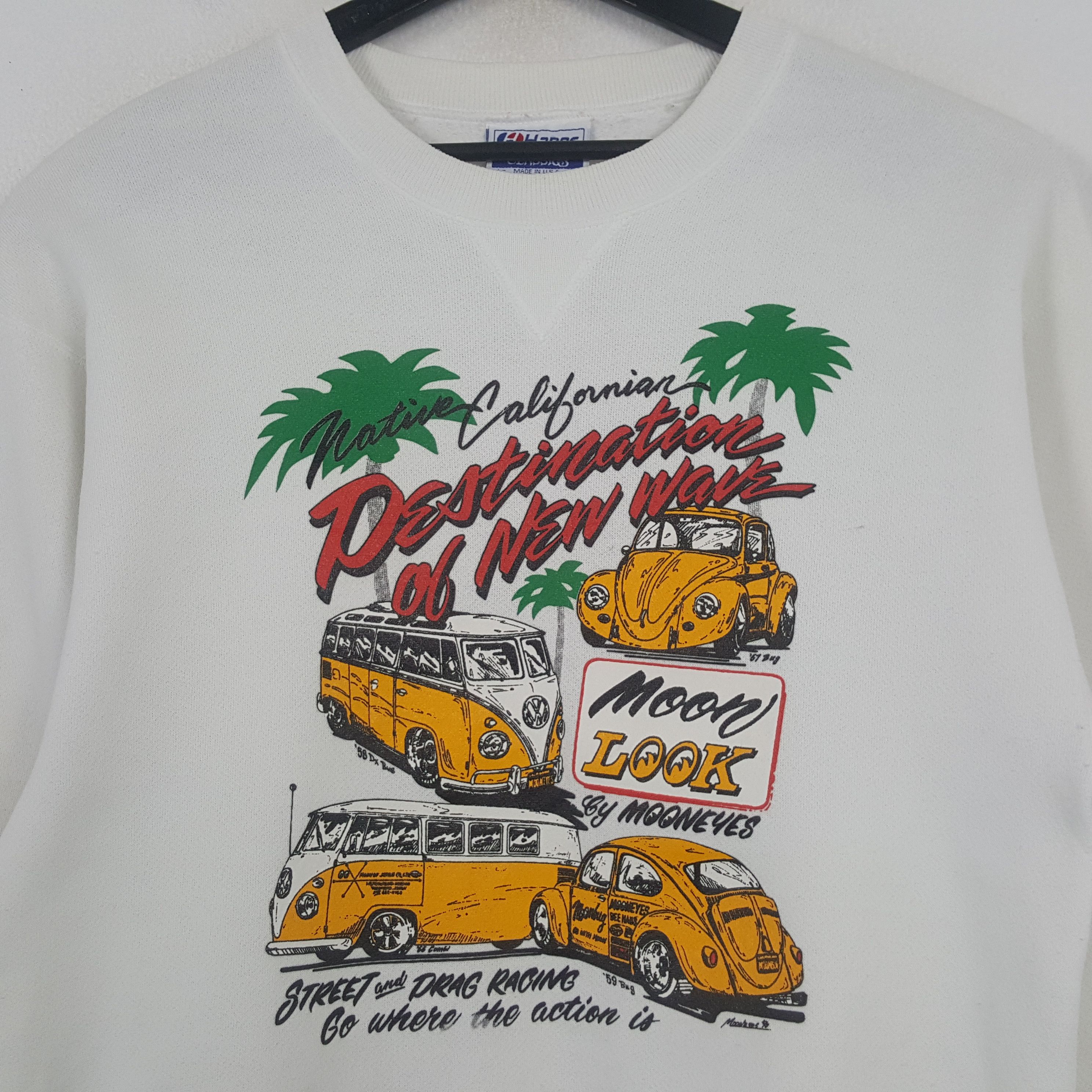 Vintage Mooneyes Streetwear Style Vintage Sweatshirt C295N8 Size US S / EU 44-46 / 1 - 2 Thumbnail