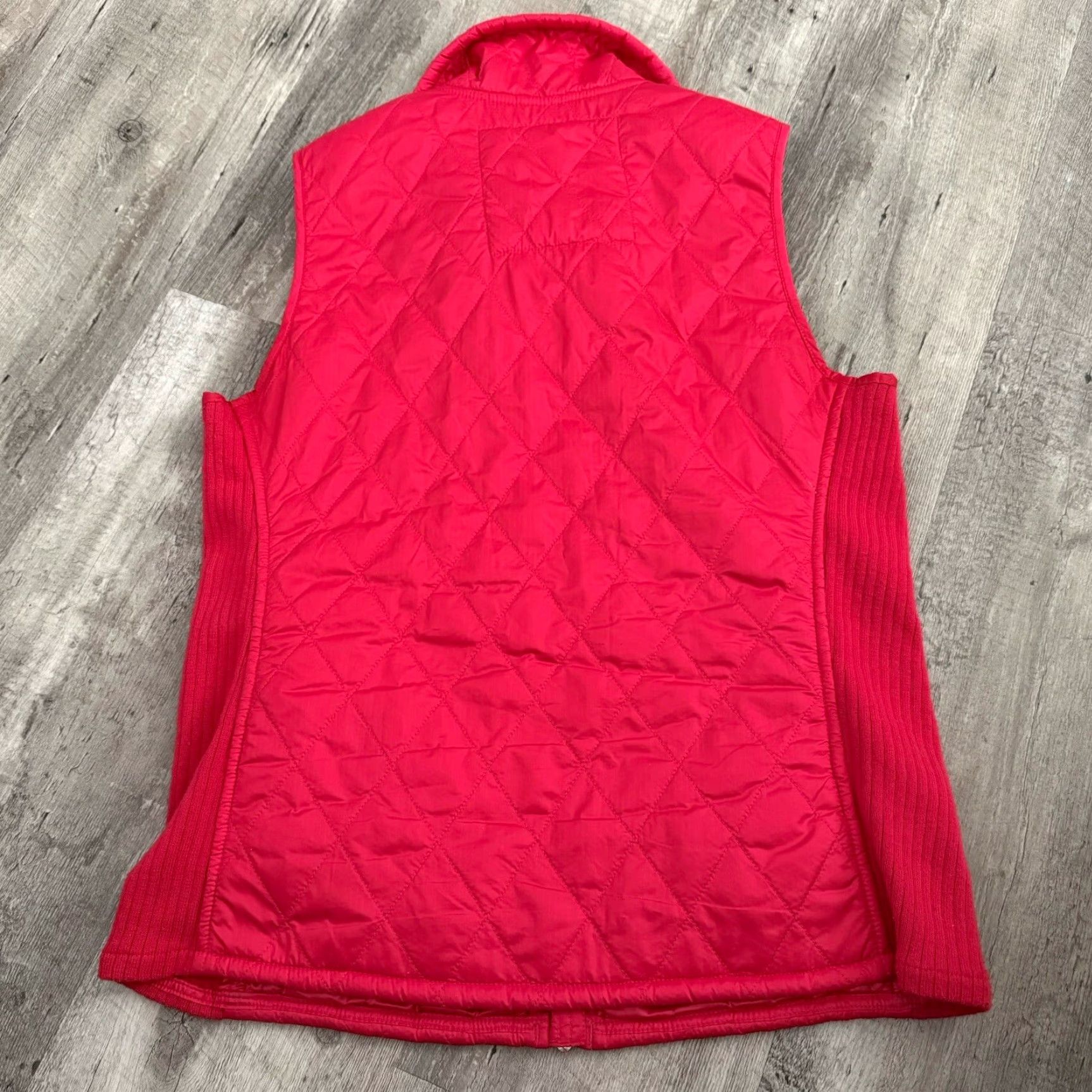 Vintage LL Bean Vest Small Red Sherpa Fleece Lined Quilted Full-Zip Pockets Womens Size S / US 4 / IT 40 - 5 Thumbnail