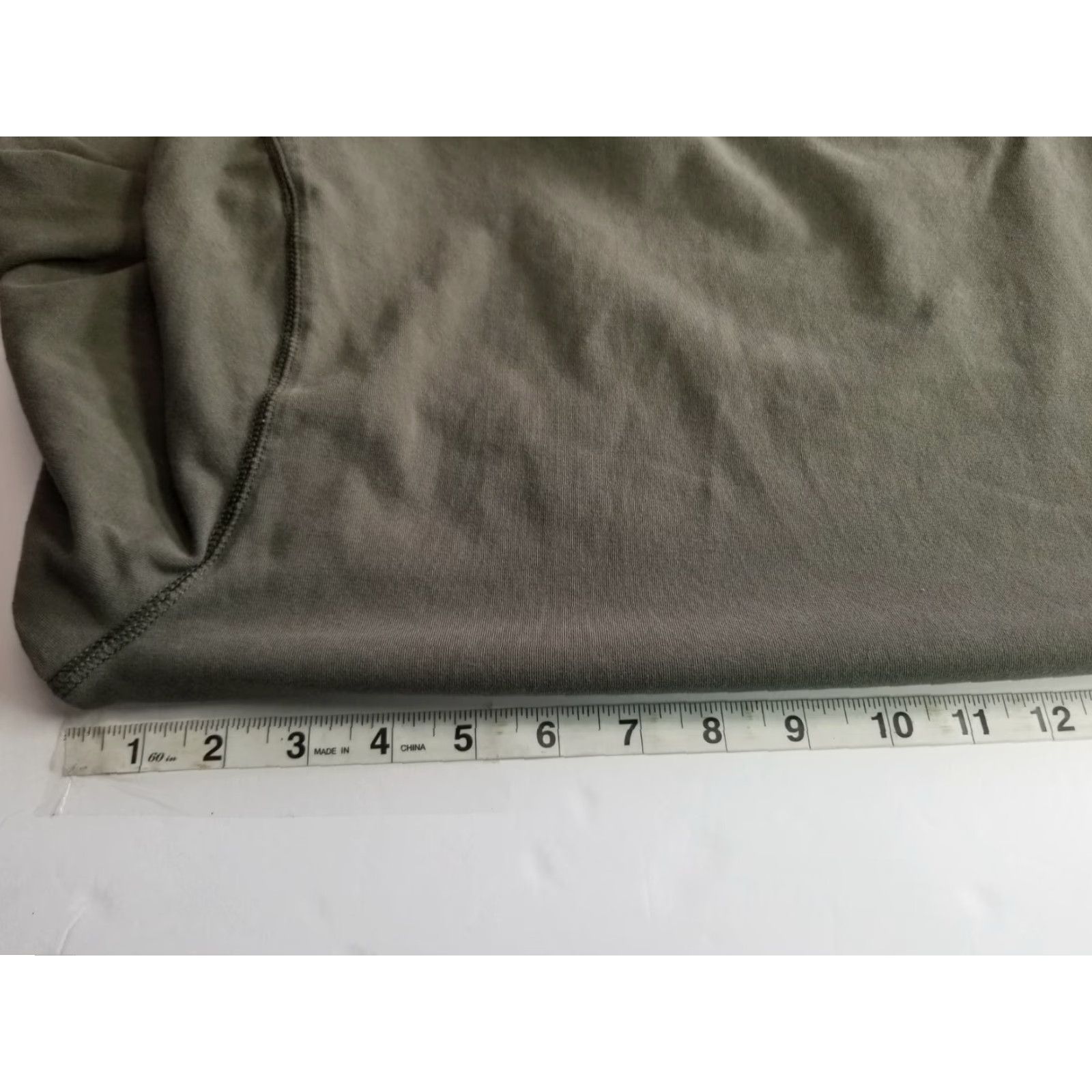 Nike Nike T-Shirt Men’s Long Sleeve Mock Neck Cotton Green XL Regular Solid 80s 90s Sports Classic Fans Shirt Size US XL / EU 56 / 4 - 3 Thumbnail