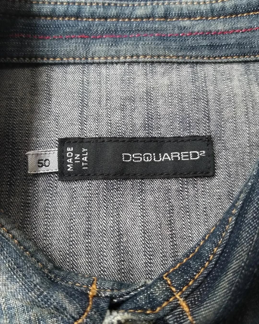 Dsquared2 DSQUARED2 mix Leather Jacket Size US L / EU 52-54 / 3 - 6 Thumbnail