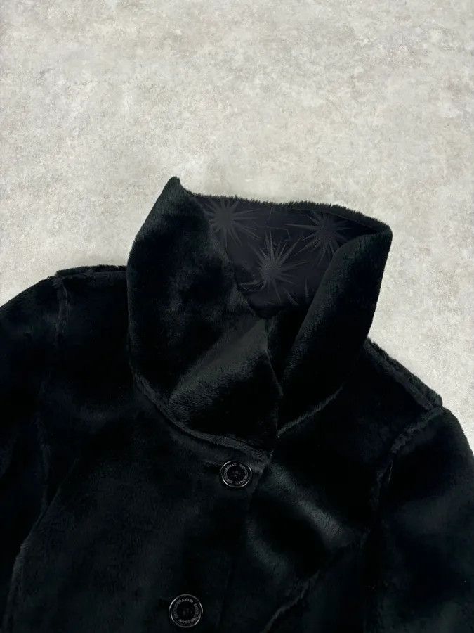 Emporio Armani AW2004 Emporio Armani Black Stars Contemporary Reversible Long Coat Size M / US 6-8 / IT 42-44 - 12 Thumbnail