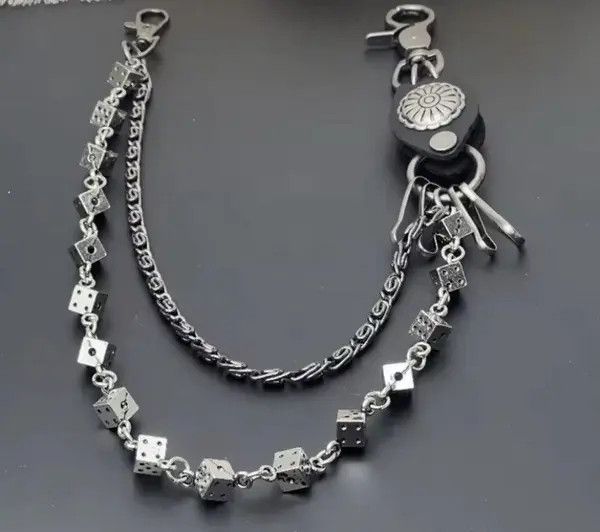 Jewelry Hikaru x Konno Dice Wallet Chain, Chain For Jeans / Pants Size ONE SIZE - 2 Thumbnail