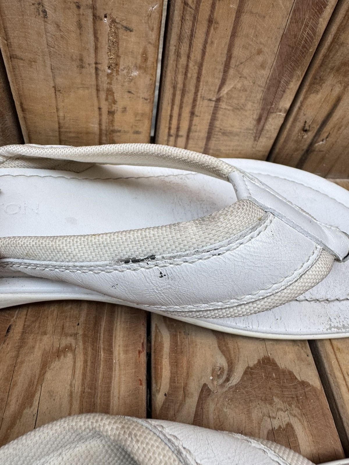 Louis Vuitton Louis vuitton White Leather strappy Men’s sandals UK 10.5 Size US 11.5 / EU 44-45 - 20 Thumbnail